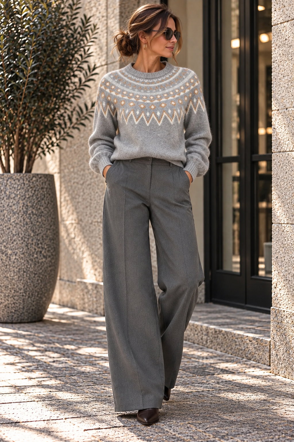 JDYJUNIE L/S ON FAIR ISLE PULLOVER KNT
