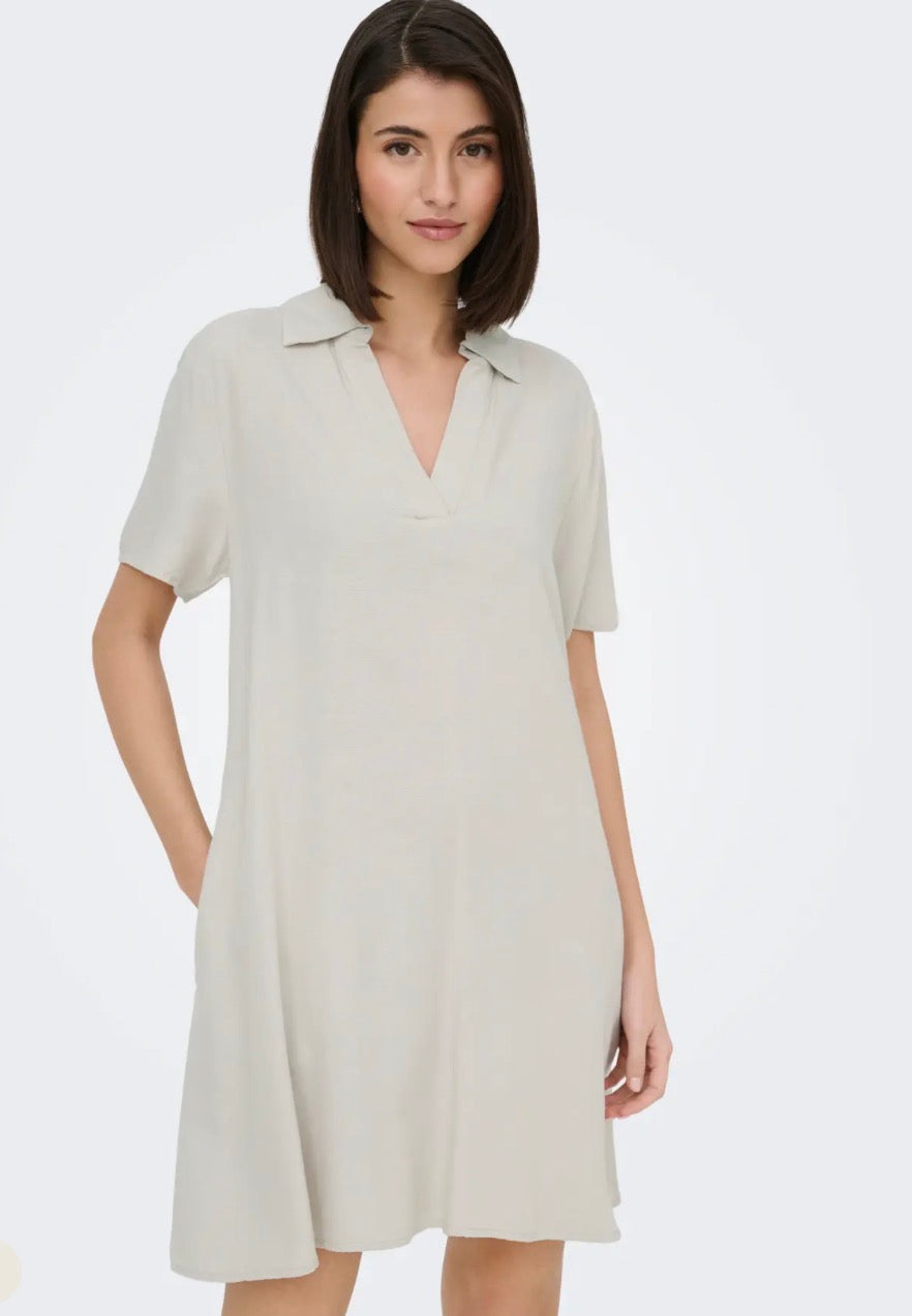 JDYCAYA LINEN S/S DRESS