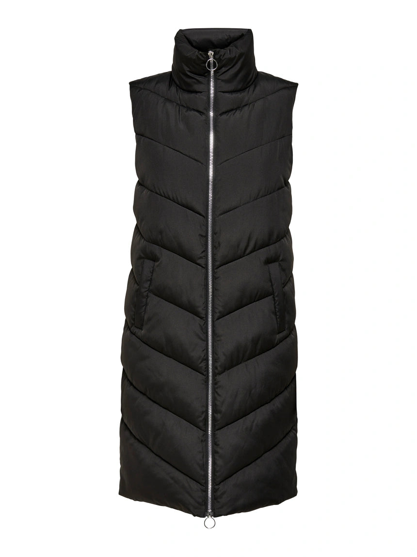 Jdyfinno Long padded waistcoat