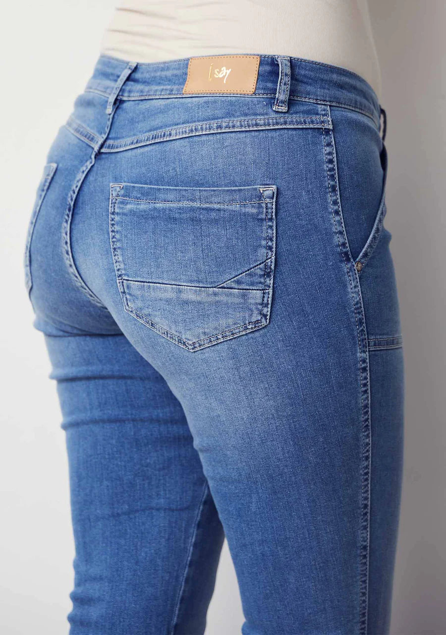 Como Flare Jeans - Como Basic Wash