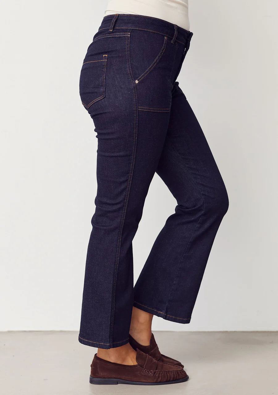 Como Flare Jeans - Unwashed Denim