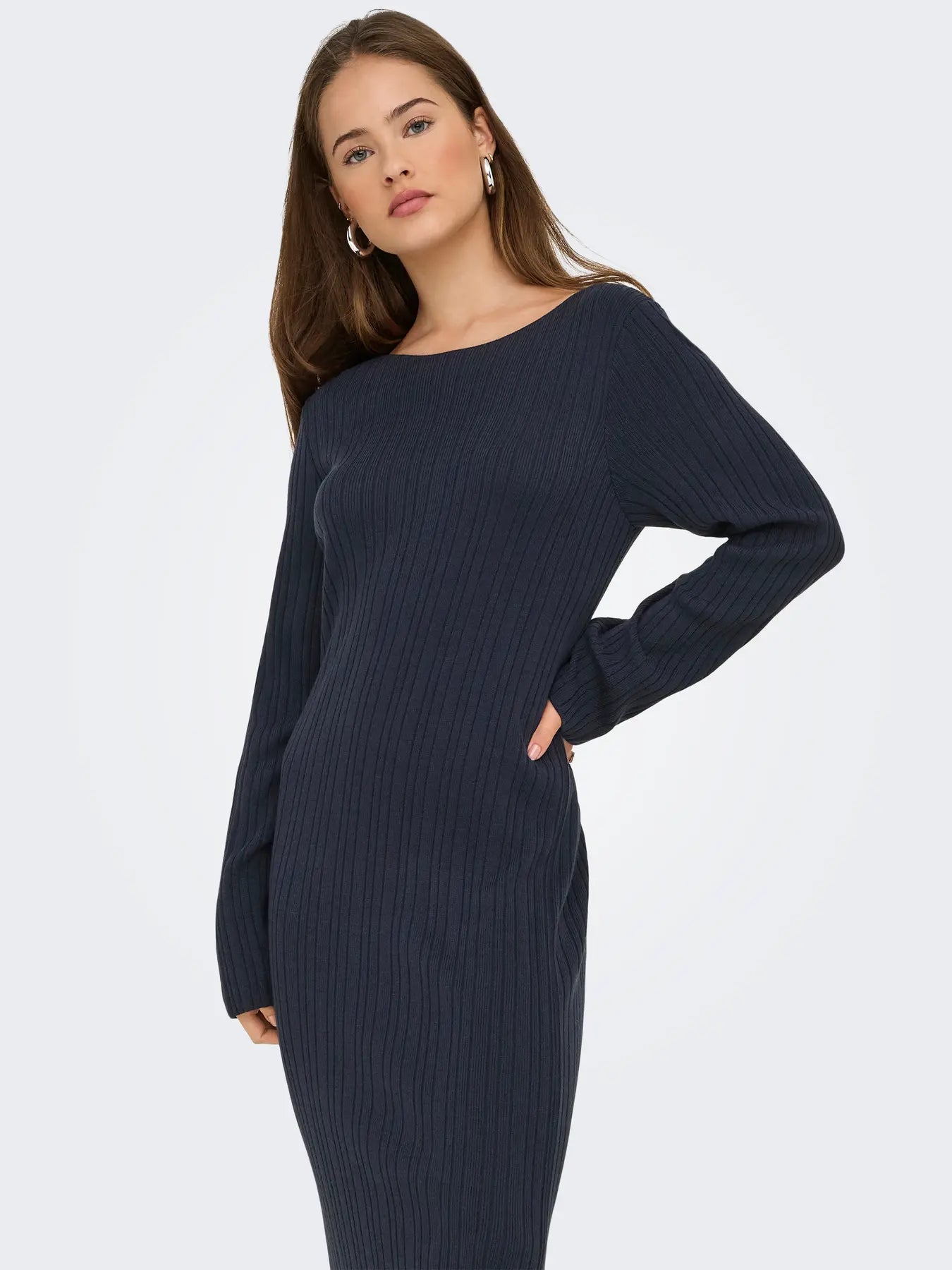 ONLTHEA LS DRESS KNT