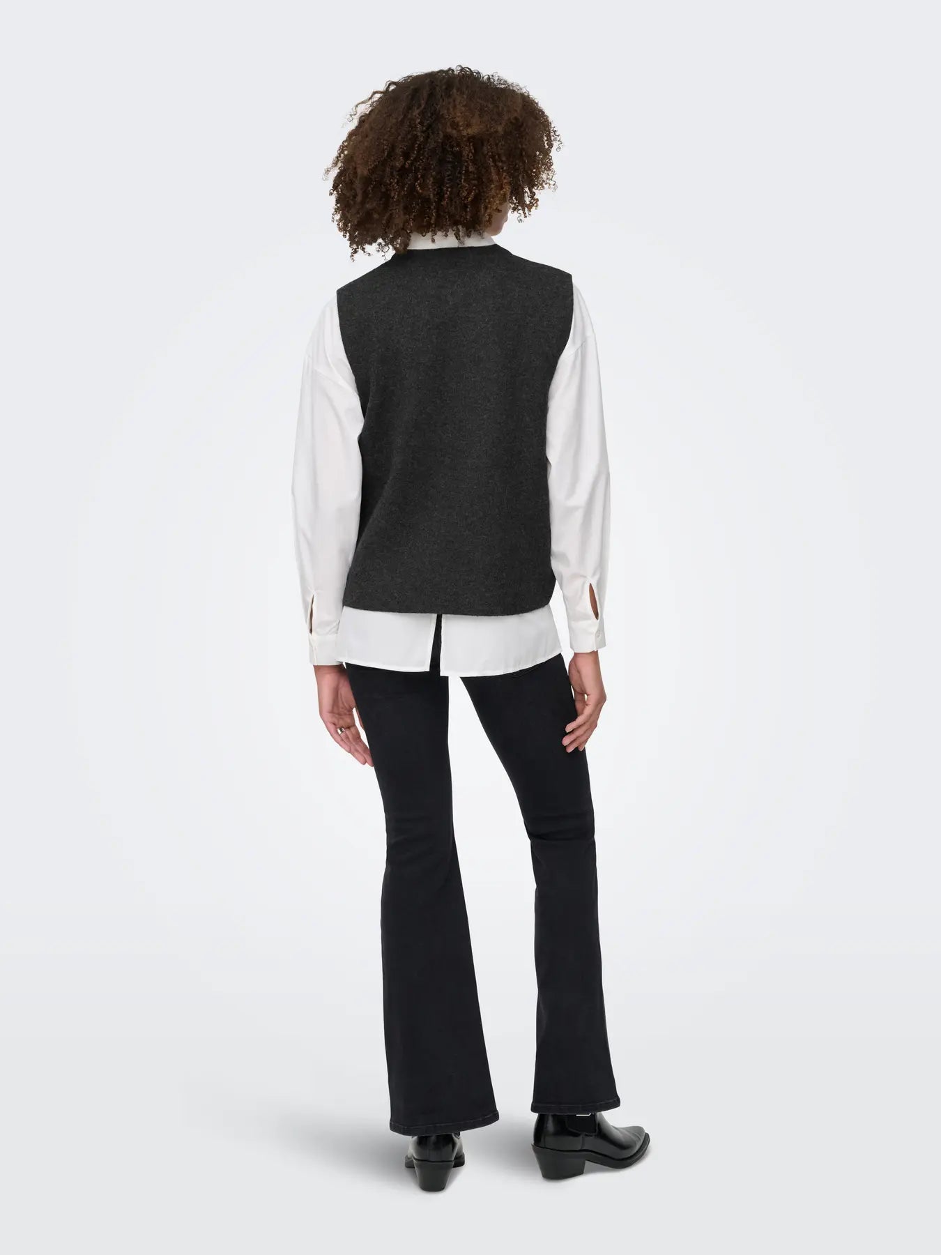 ONLANNELI LIFE SL BUTTON VEST