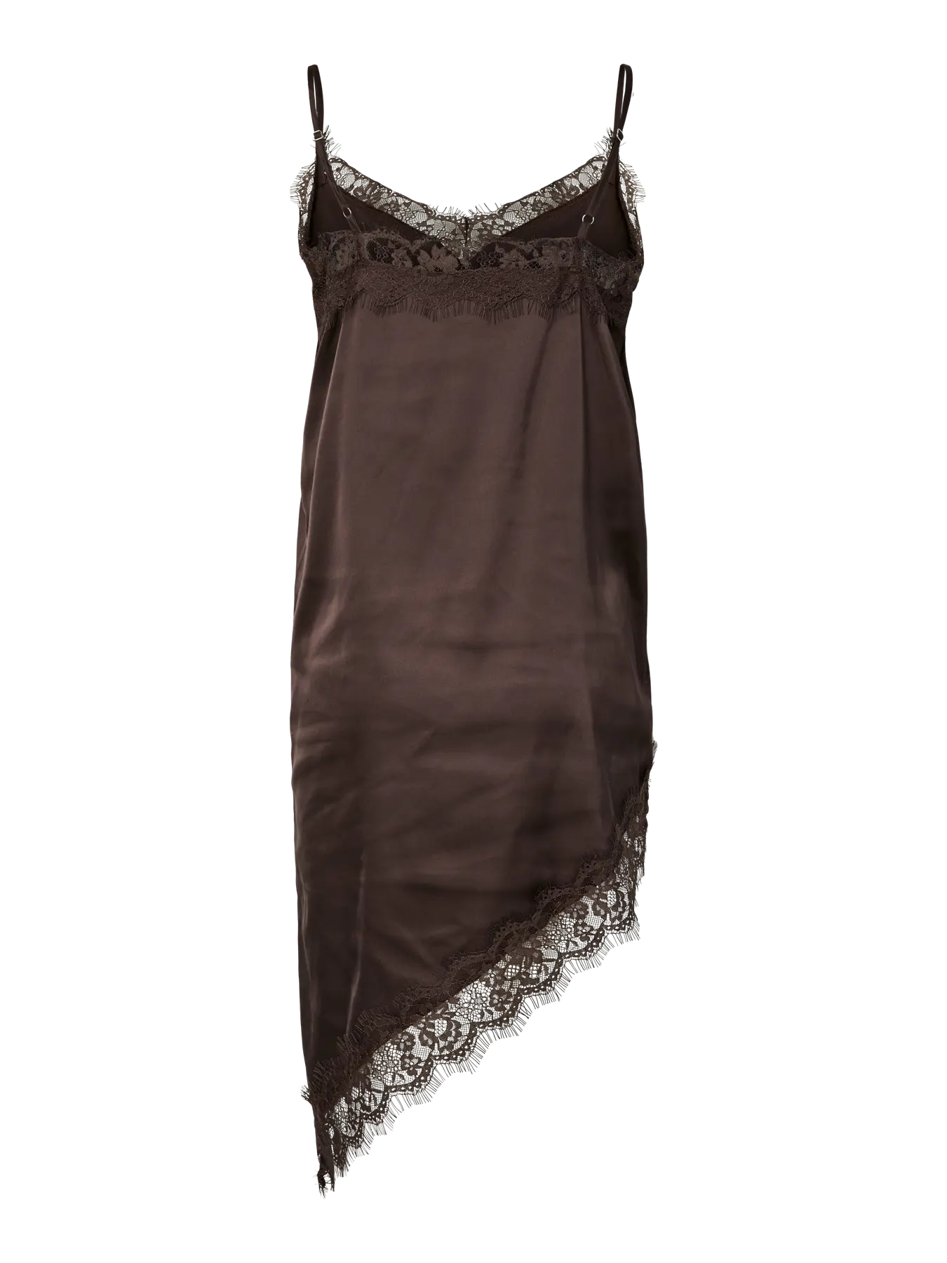 PCNOMI STRAP SATIN LACE DRESS