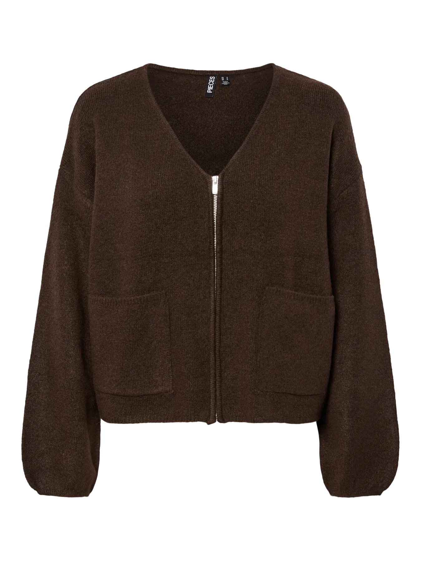 PCJUNNA LS V-NECK KNIT CARDIGAN