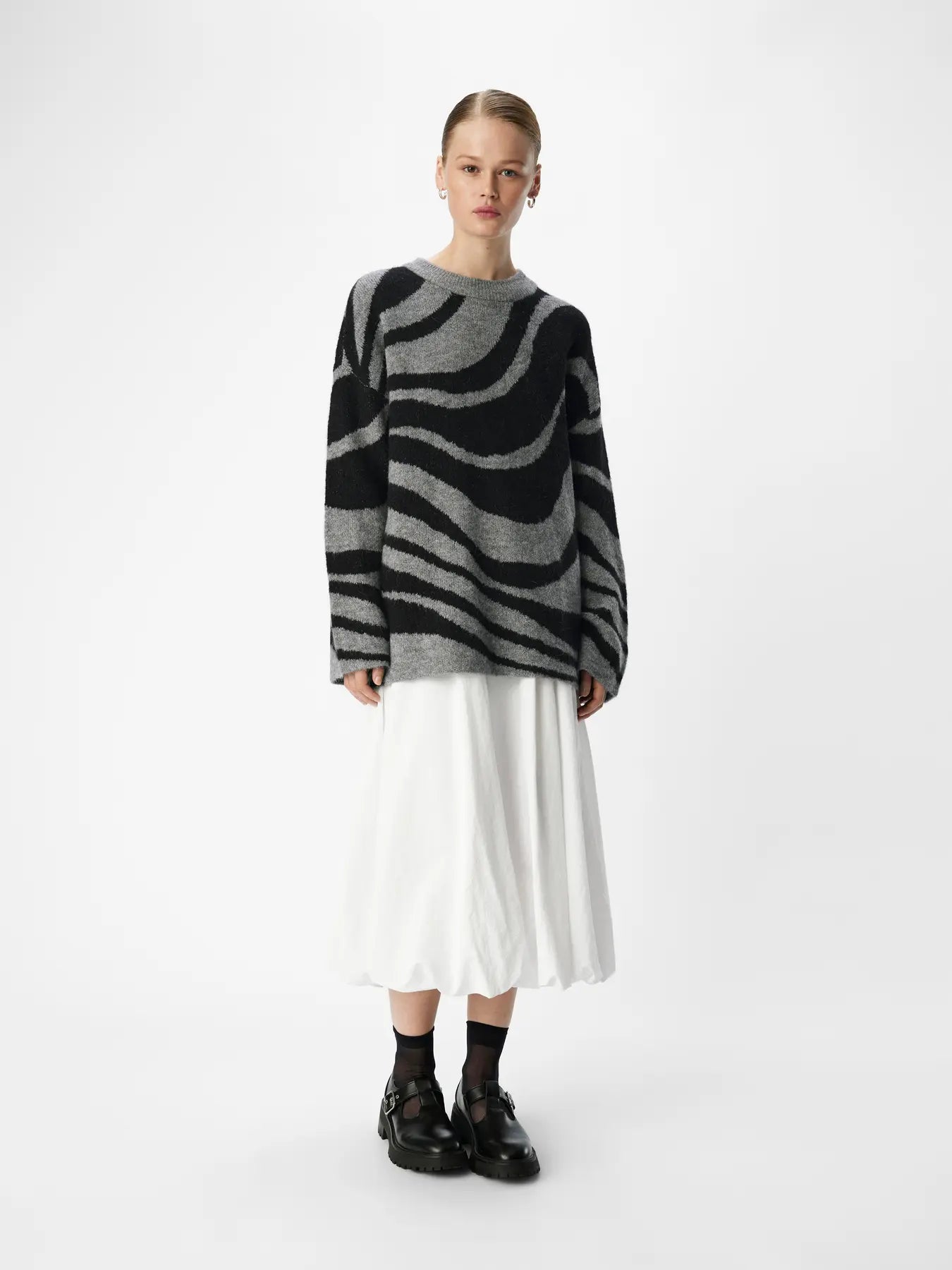 OBJDIANA LO L/S KNIT PULLOVER