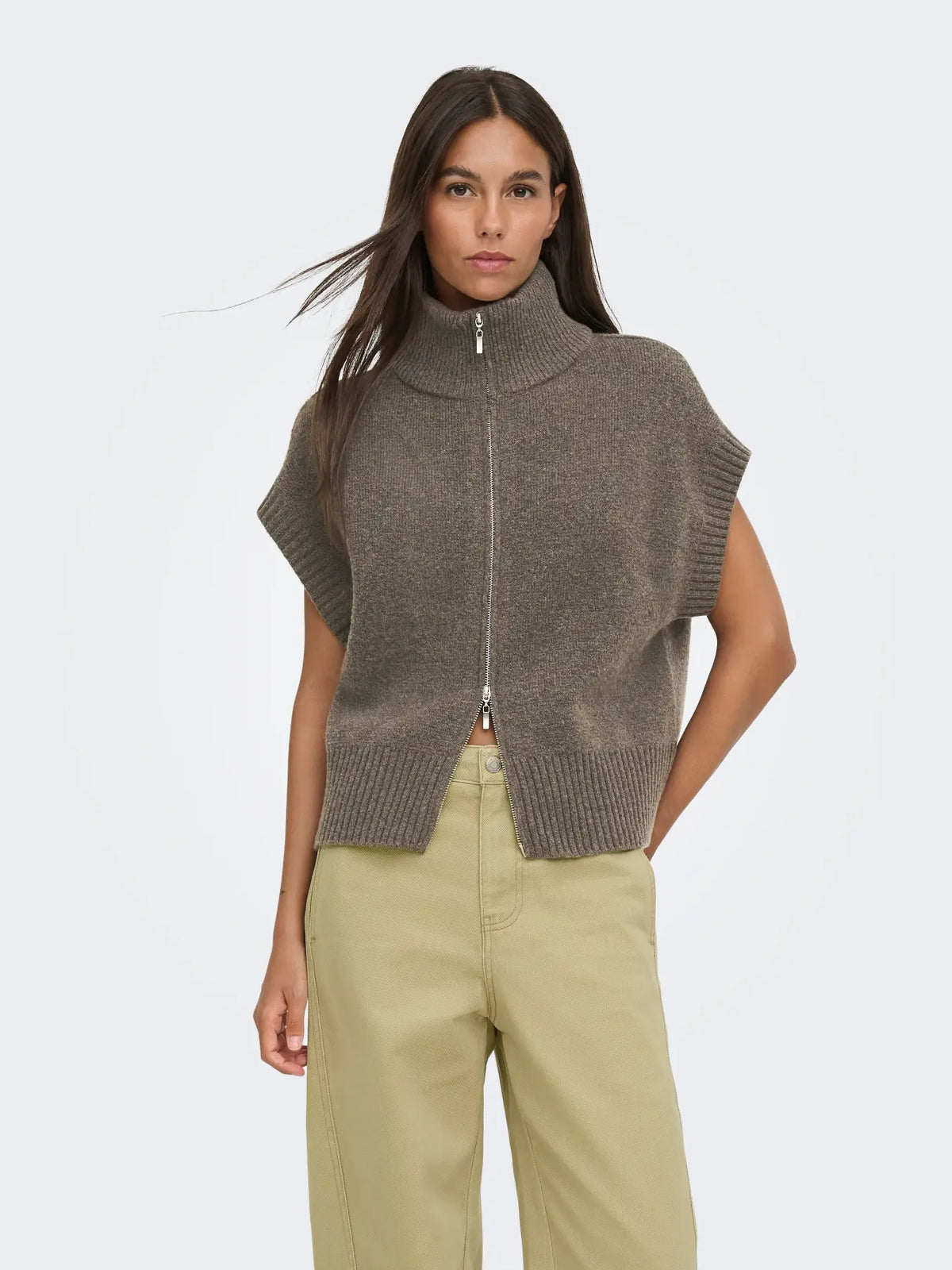 JDYLEA 2 WAY ZIP VEST