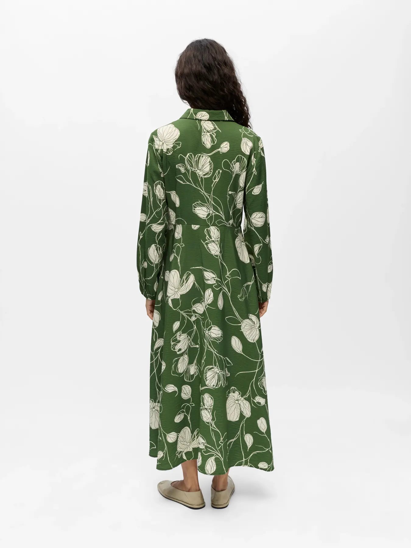OBJJACIRA L/S LONG SHIRT DRESS