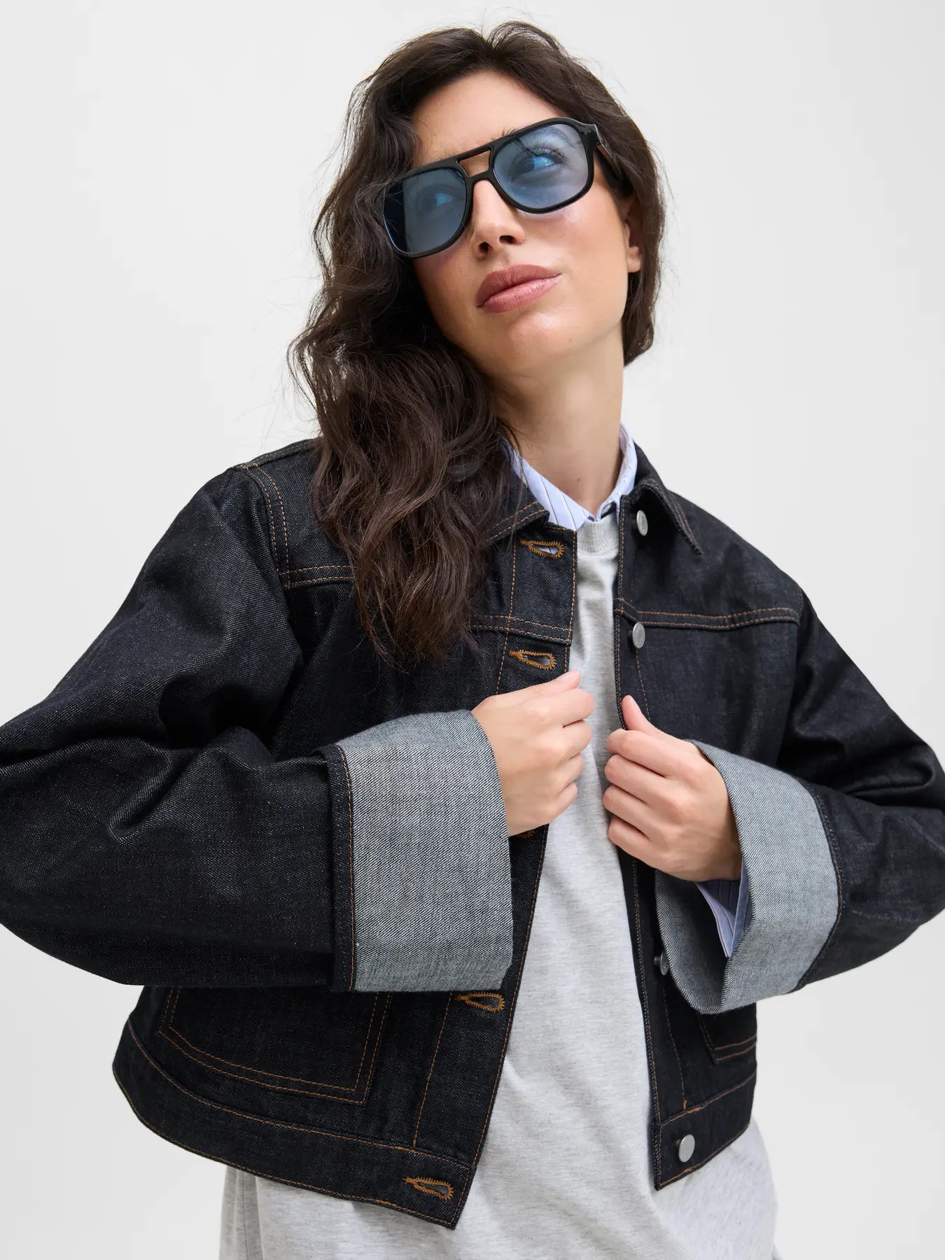 JXVEGA DENIM JACKET FOLD UP R269 DNM