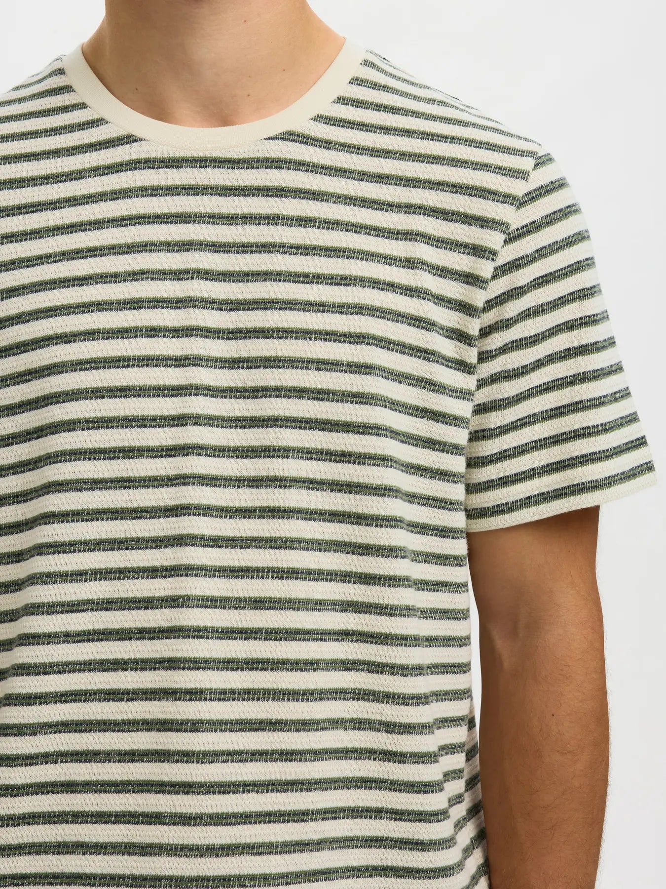 SLHKEVIN STRIPE SS O-NECK TEE
