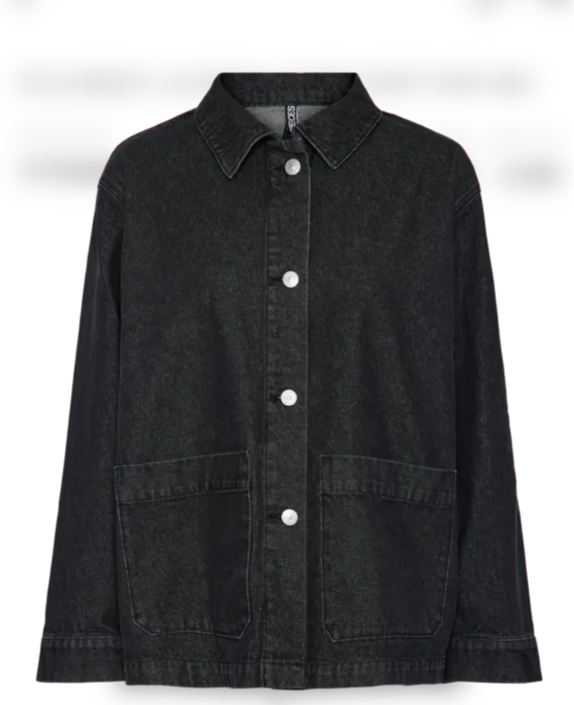 PCCHRISSY LS DENIM LOOSE SHIRT