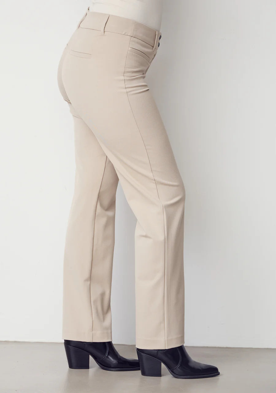 Firenze Straight Pant - Sand