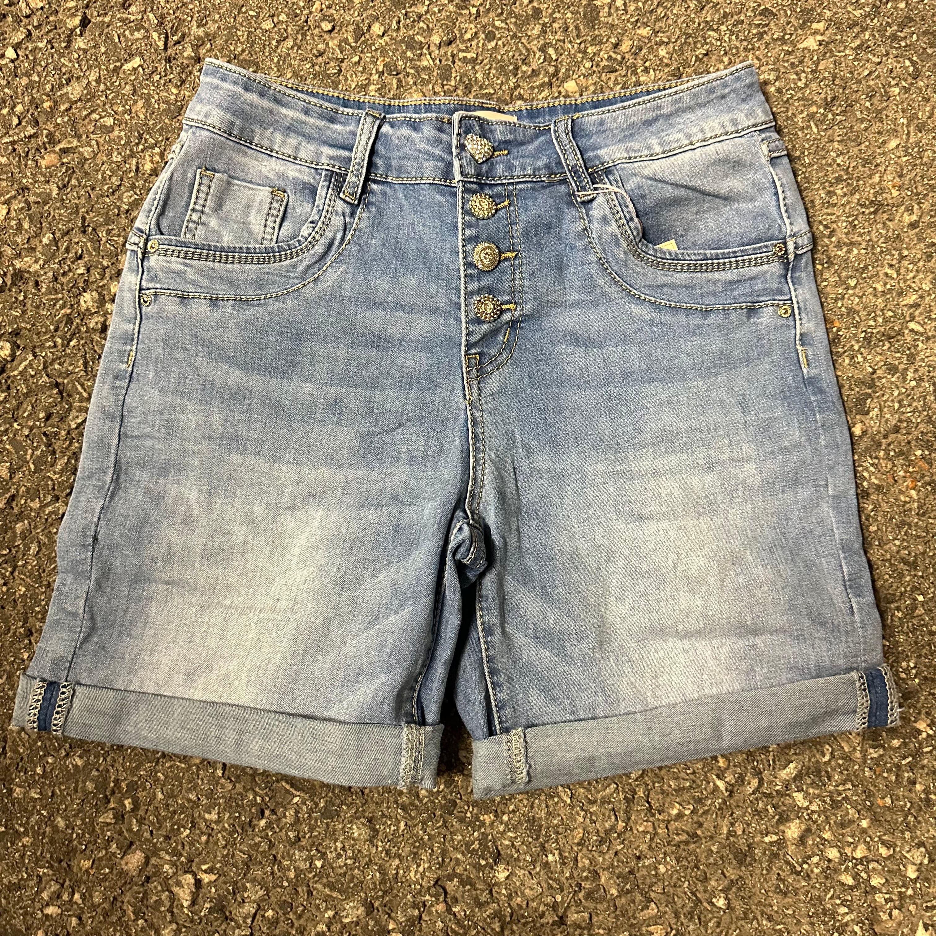 Denimshorts hjärta Caramelle