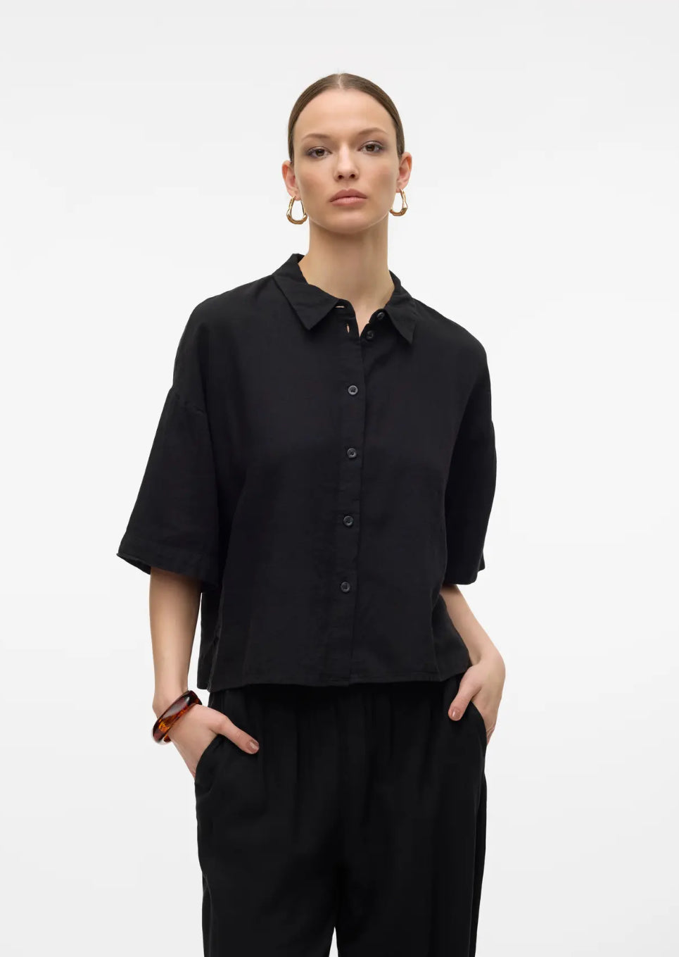 VMLINN 2/4 SHORT SHIRT