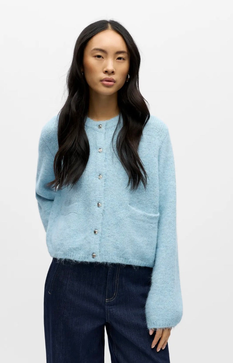 OBJSAGGIA RE L/S KNIT CARDIGAN