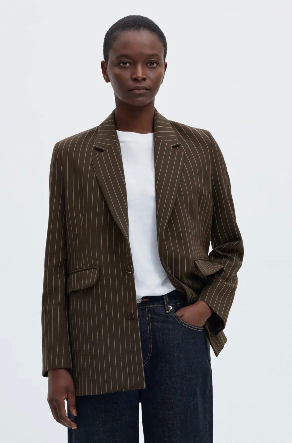 SLWRITA RELAXED BLAZER PIN STRIPE