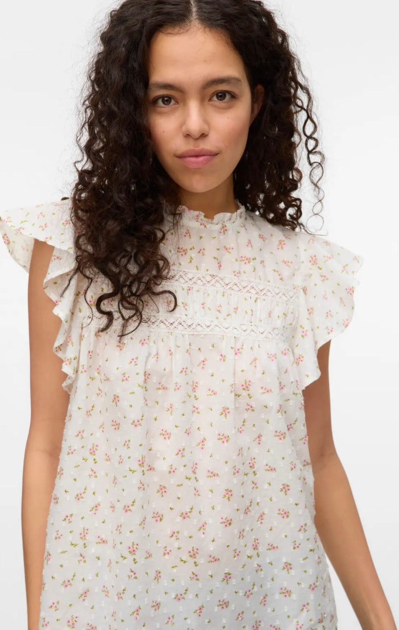 VMTRINE SL LACE TOP