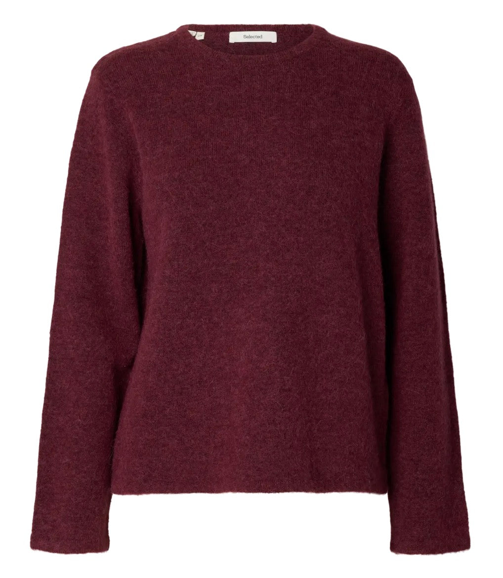 SLWLULU NEW LS KNIT O-NECK