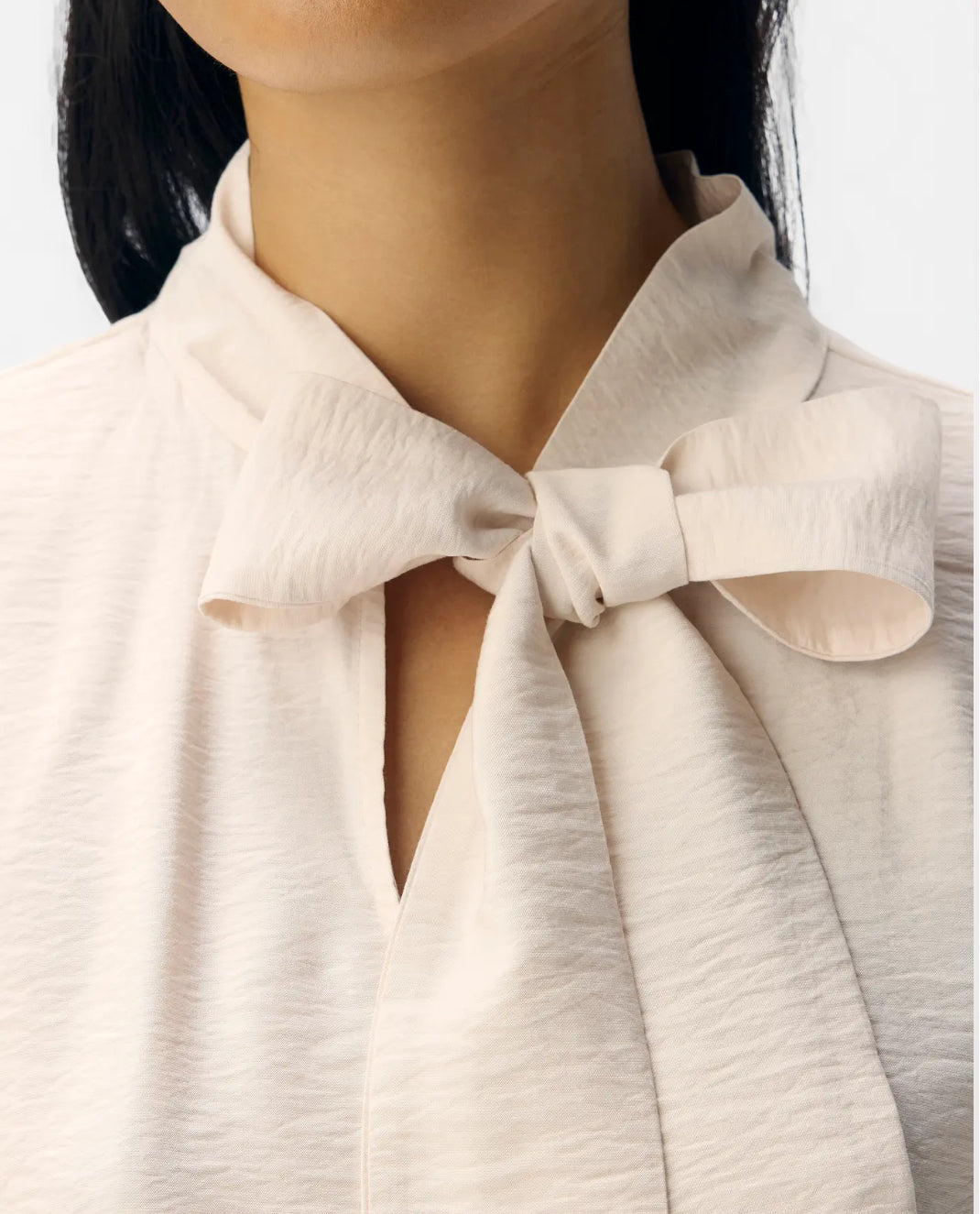 OBJJACIRA L/S RE BOW SHIRT