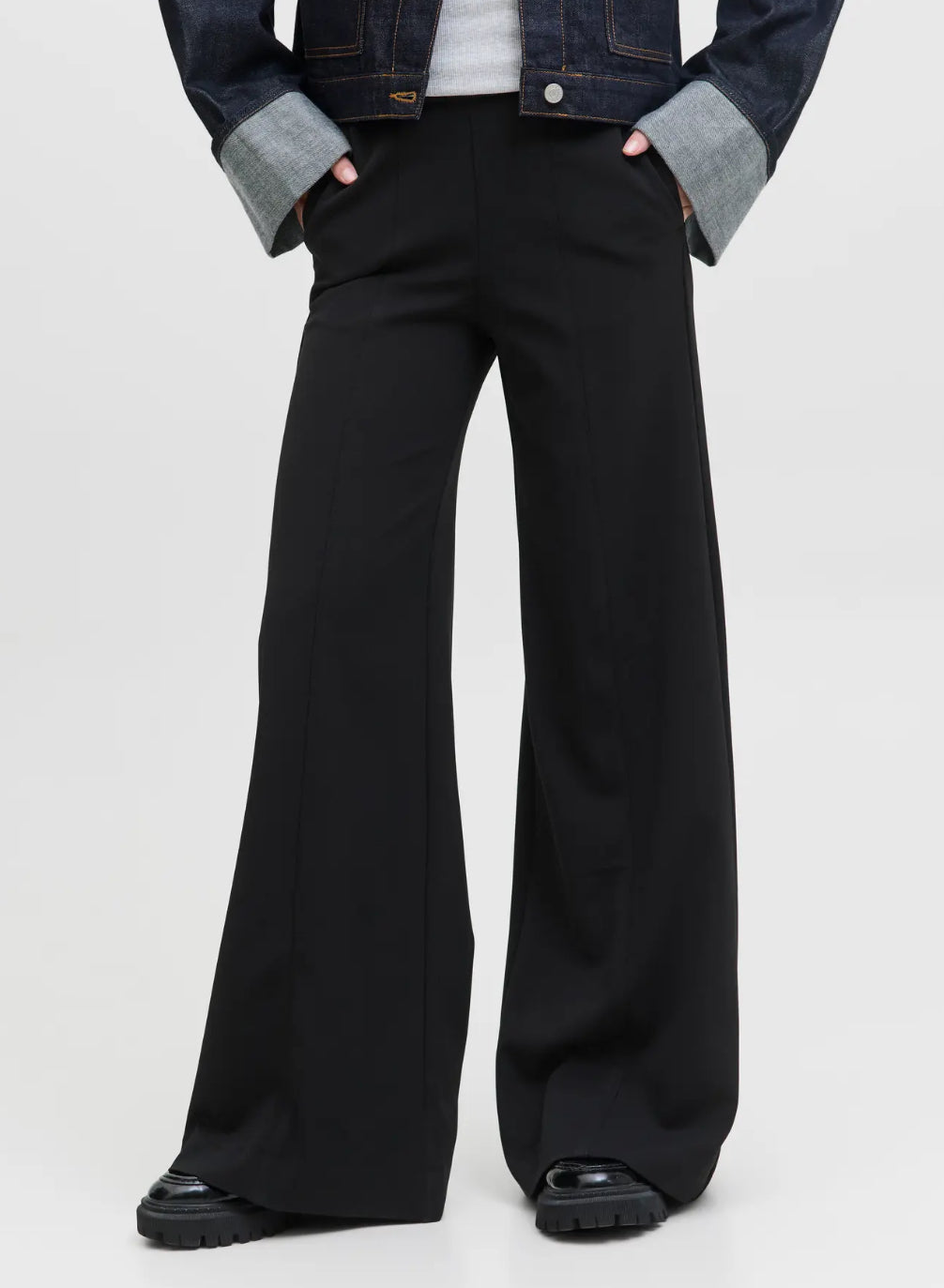 JXIDA NANCY WIDE HW PANT PNT