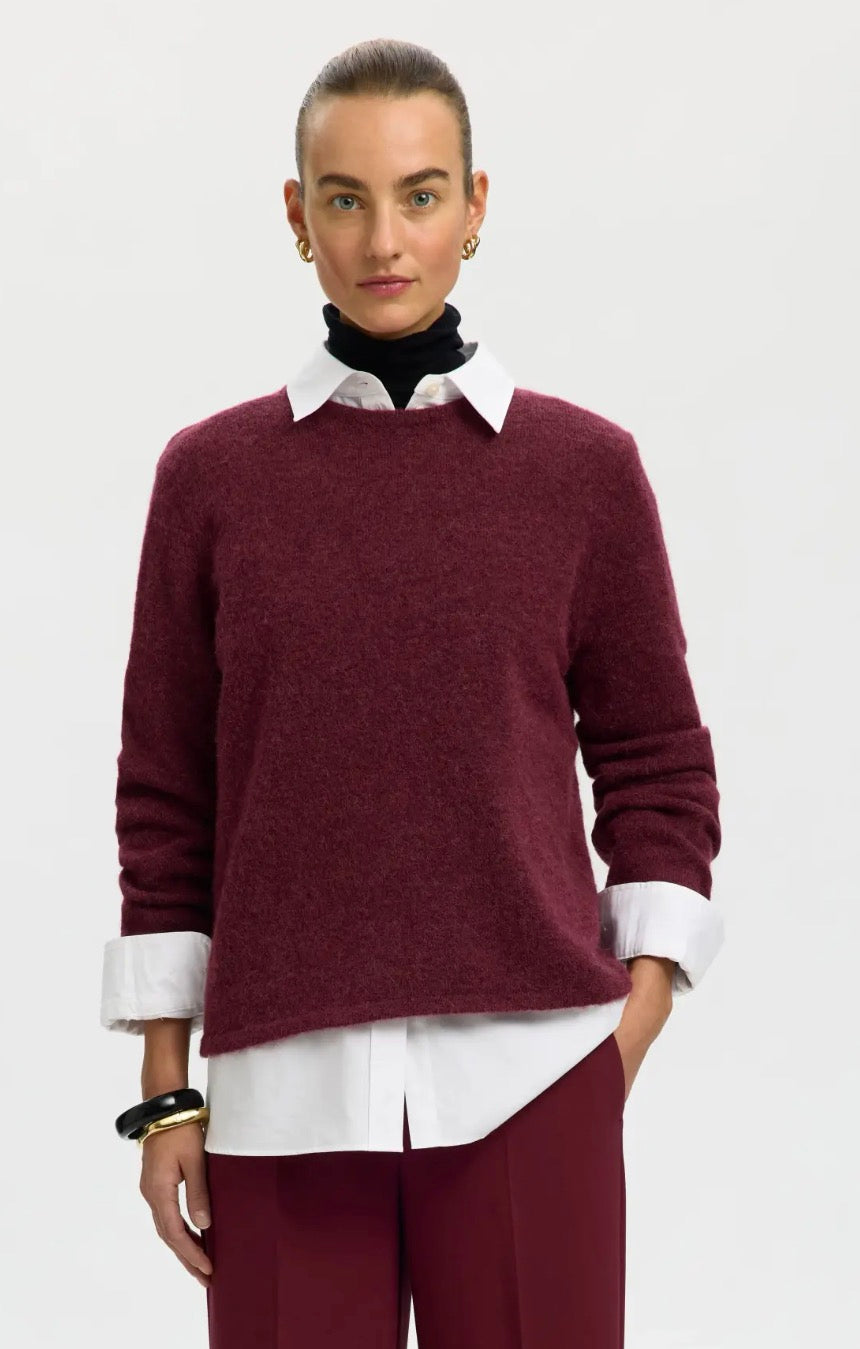 SLWLULU NEW LS KNIT O-NECK