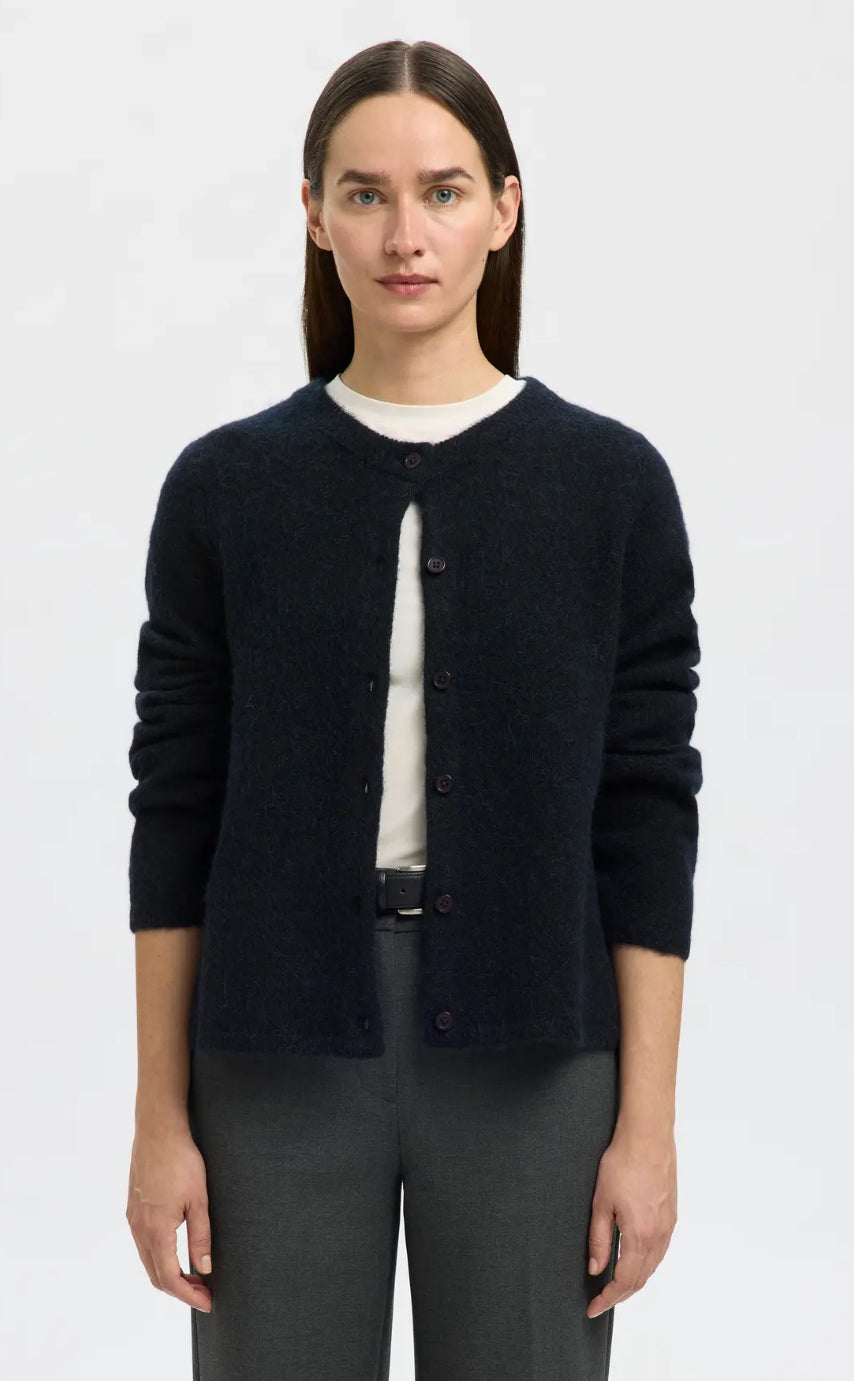 SLFLULU NEW LS KNIT CARDIGAN