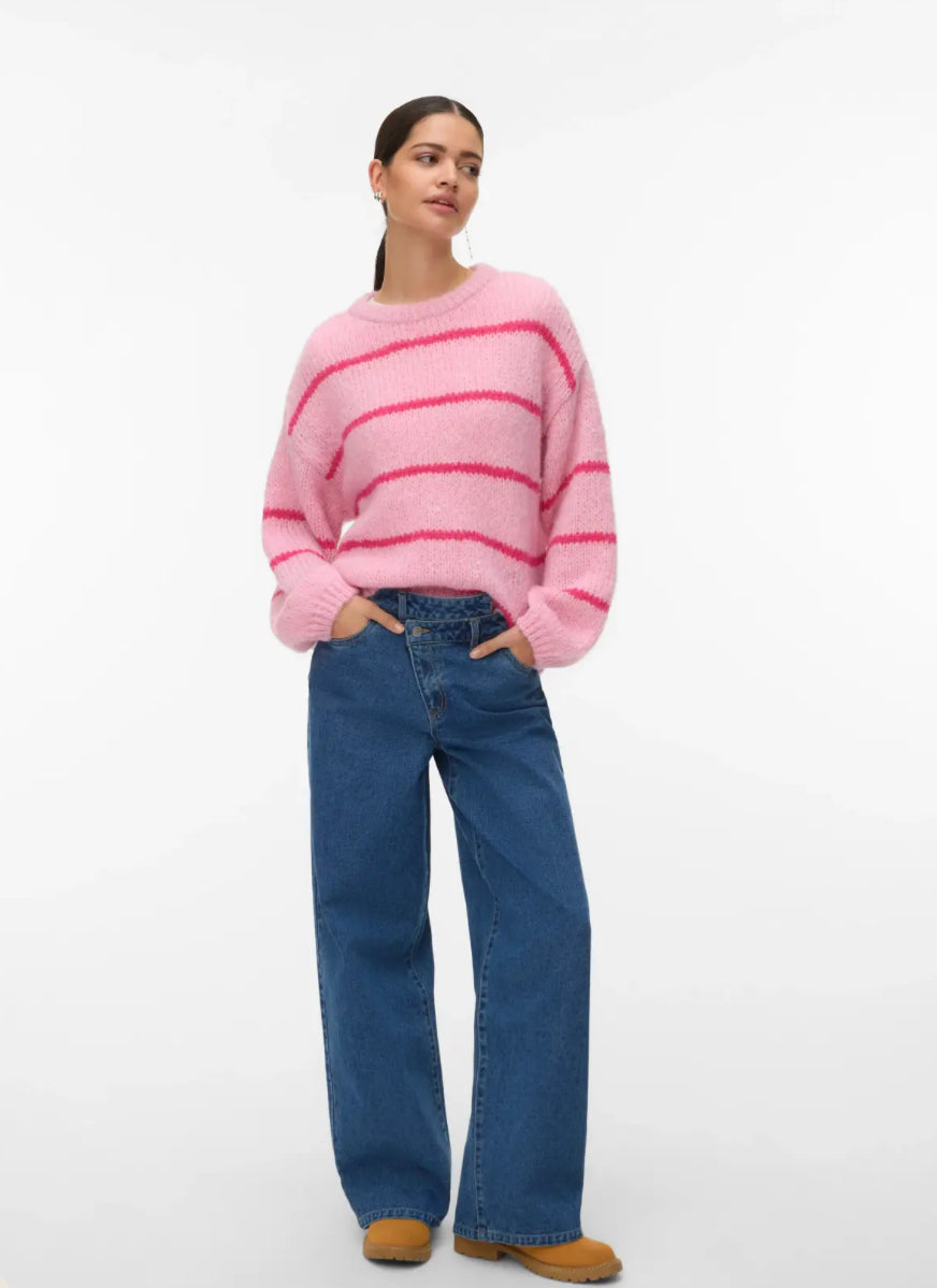 VMMAYBE ART LS O-NECK PULLOVER