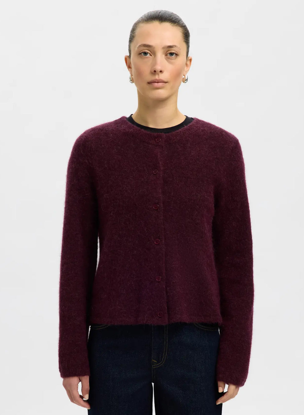 SLFLULU NEW LS KNIT CARDIGAN