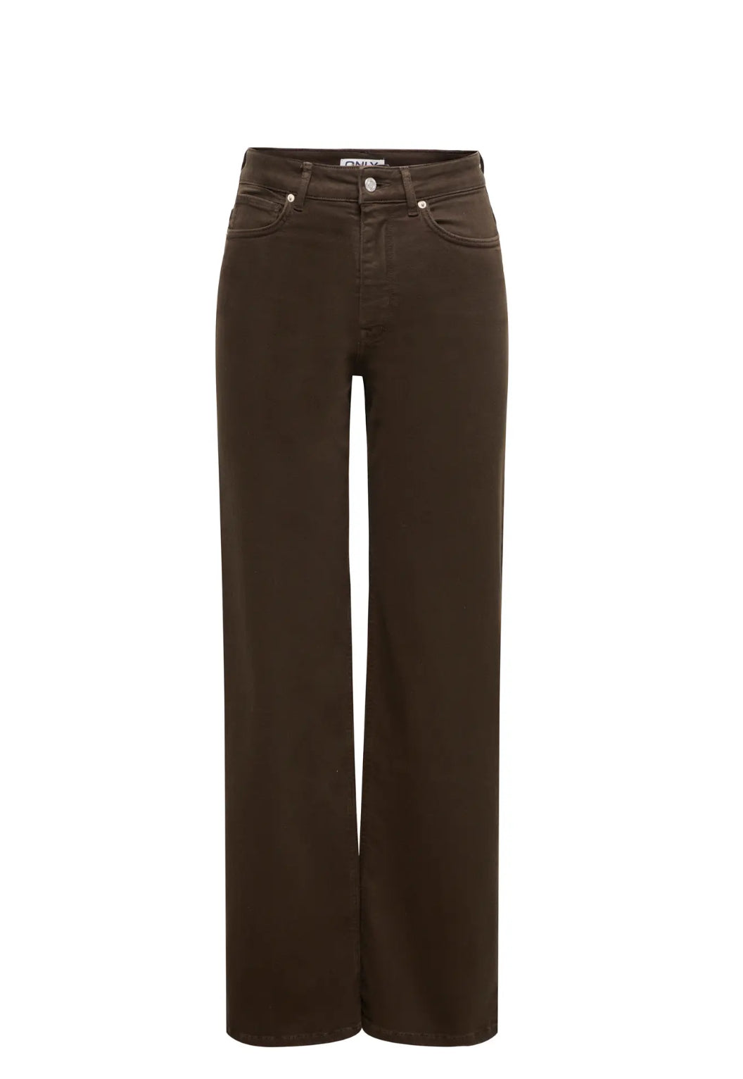 ONLMADISON BLUSH HW WIDE BROWN DNM