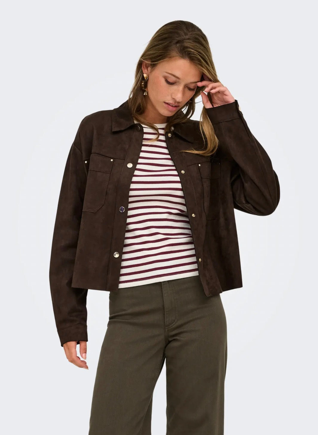 JDYJULLE FAKE SUEDE SHIRT