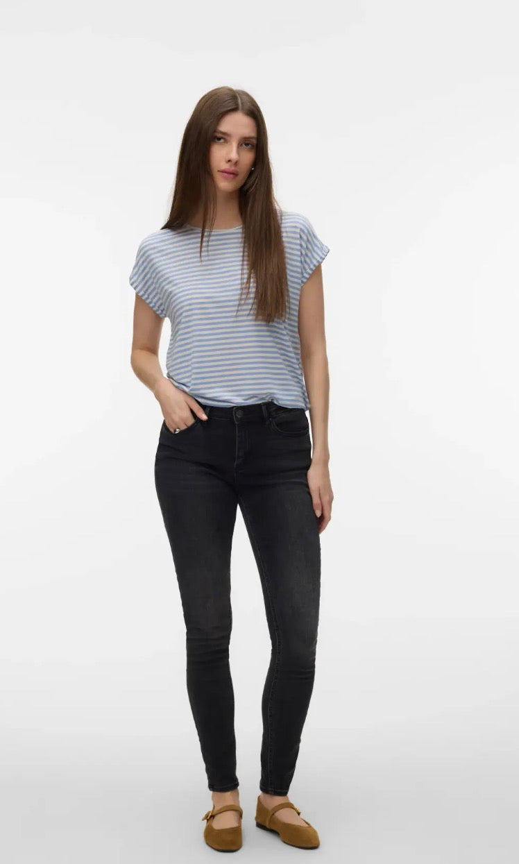 VMAVA SS TOP STRIPE JRS