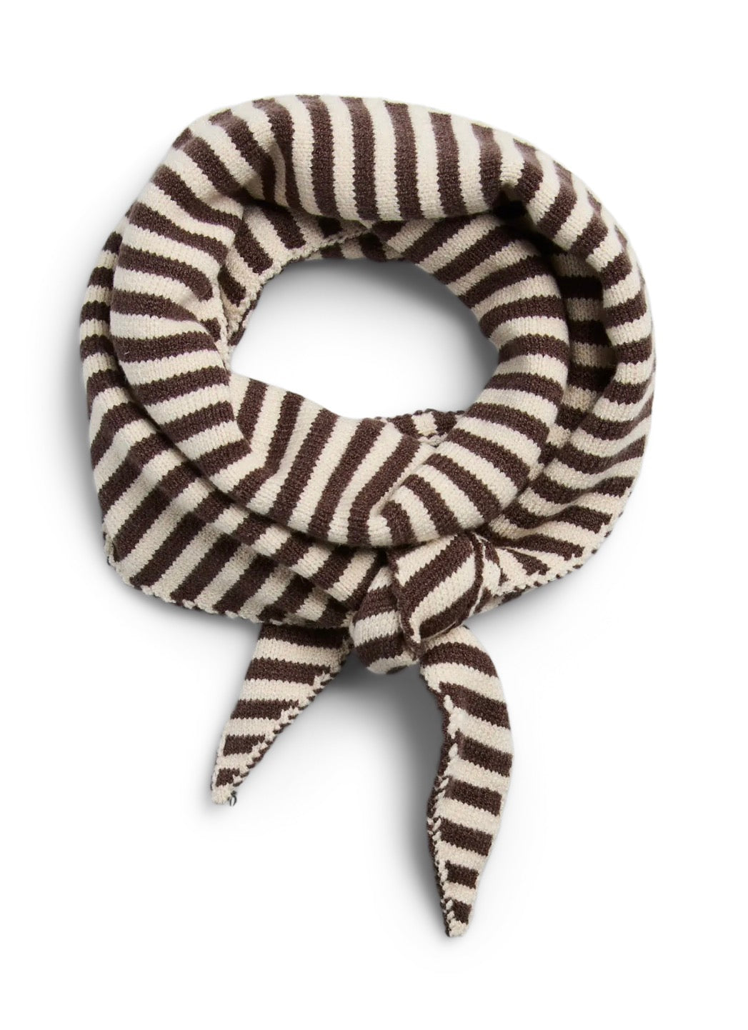 PCKOMMA TRIANGLE SCARF RANDIG