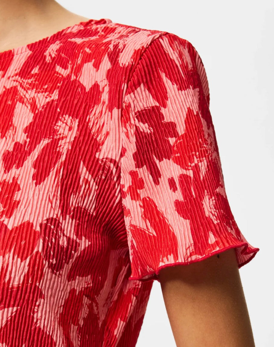 PCFLORA SS O-NECK TOP