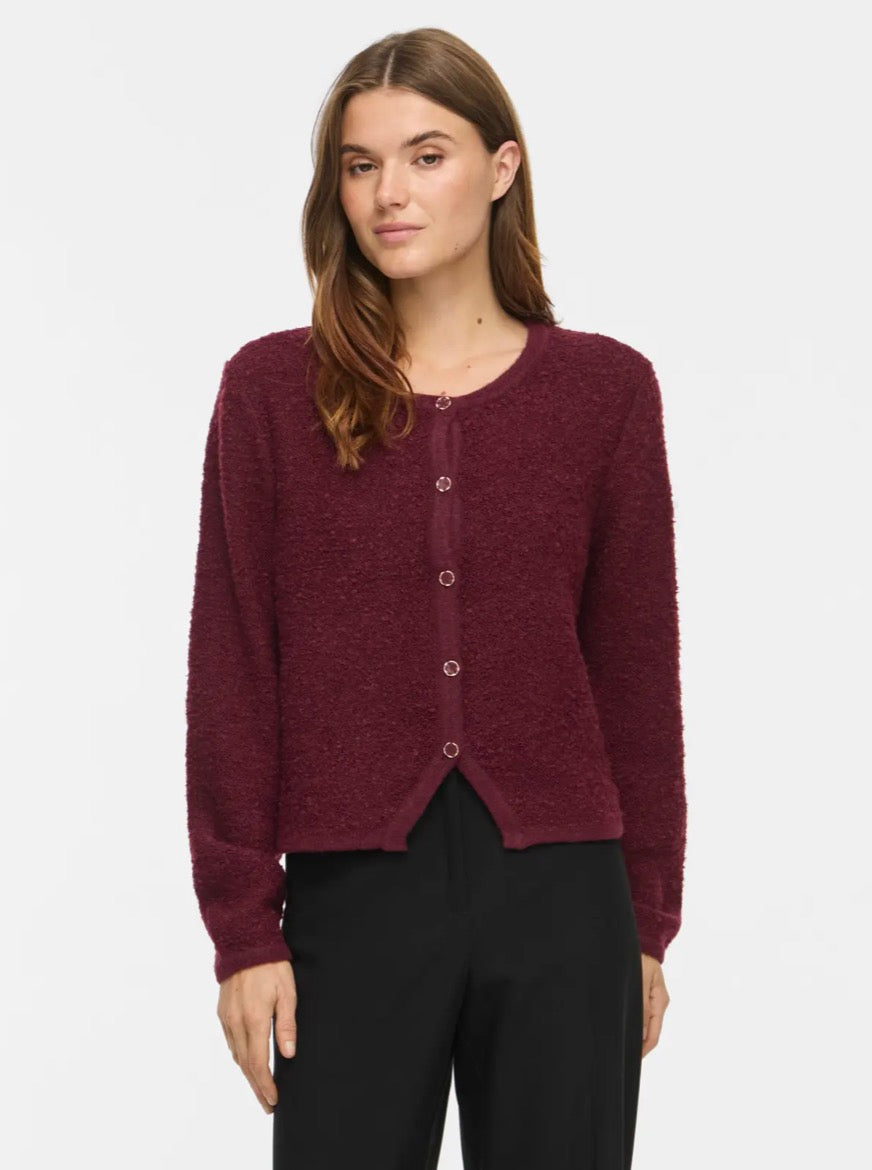 VIPIGGA O-NECK KNIT JACKET
