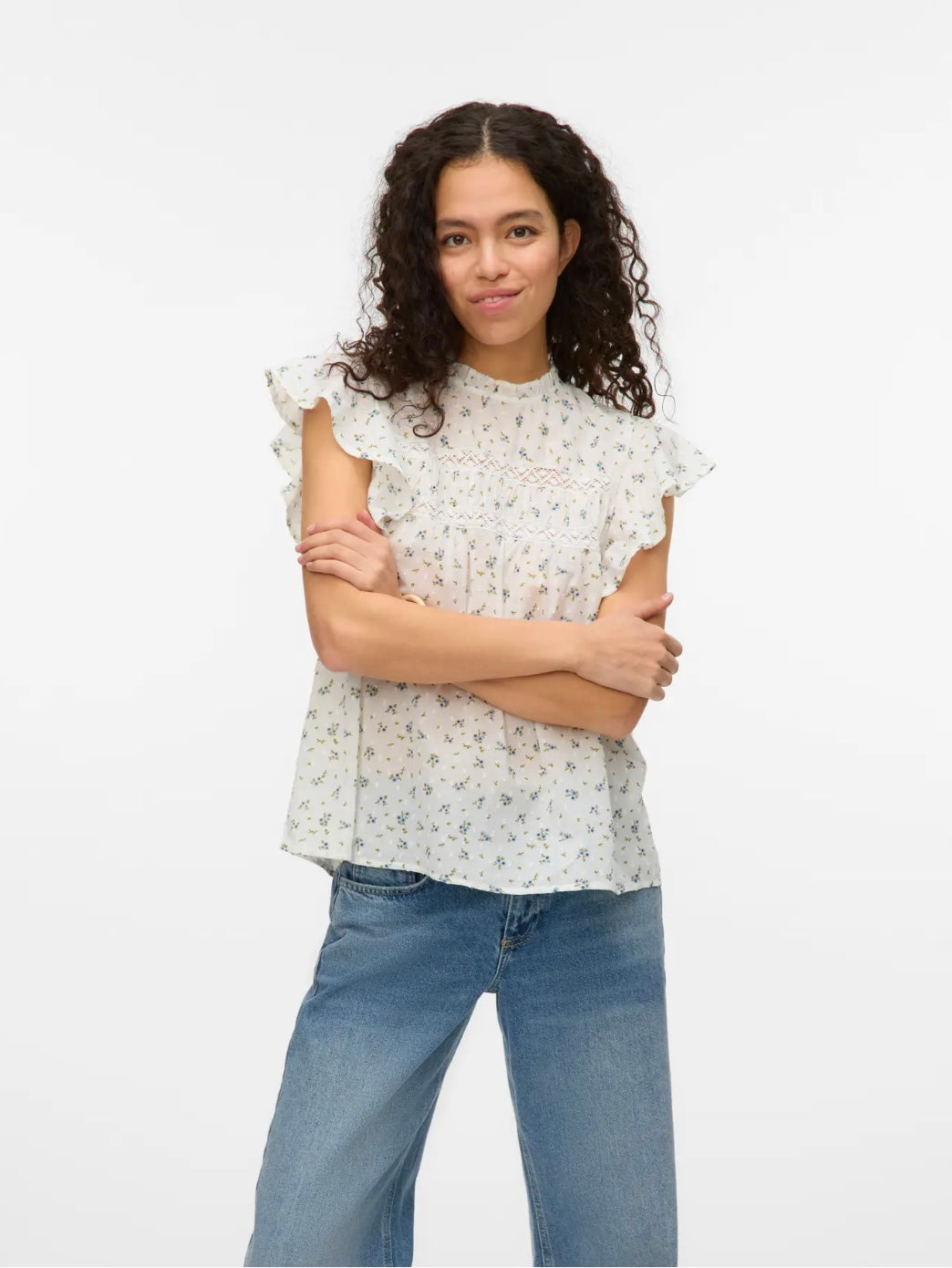 VMTRINE SL LACE TOP