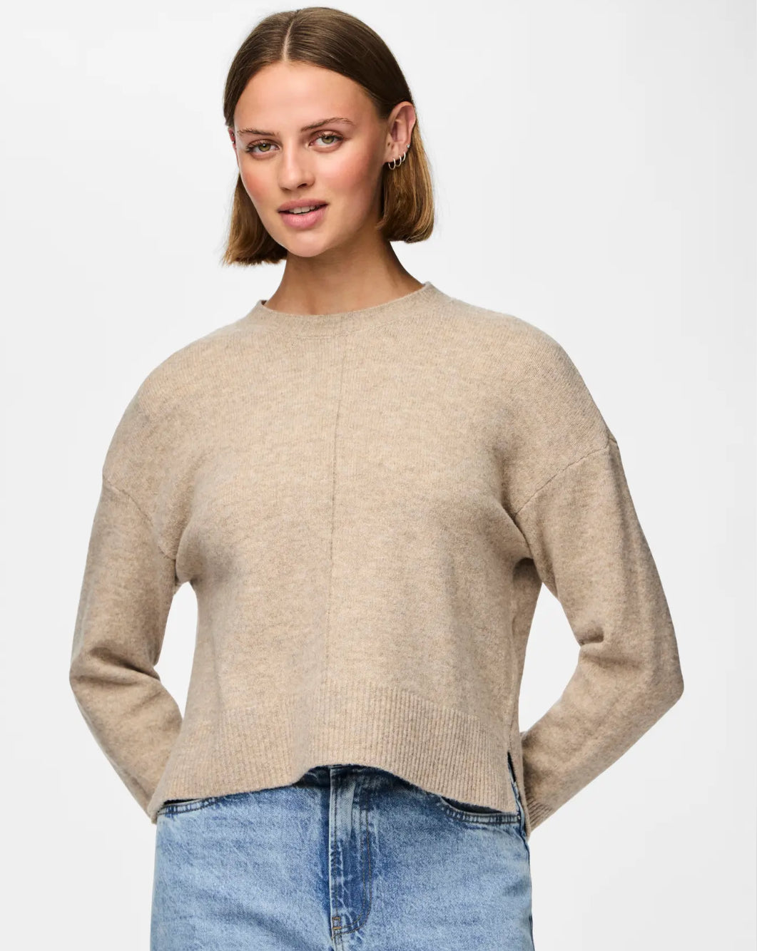 PCMALOU LS O-NECK CUTLINE KNI