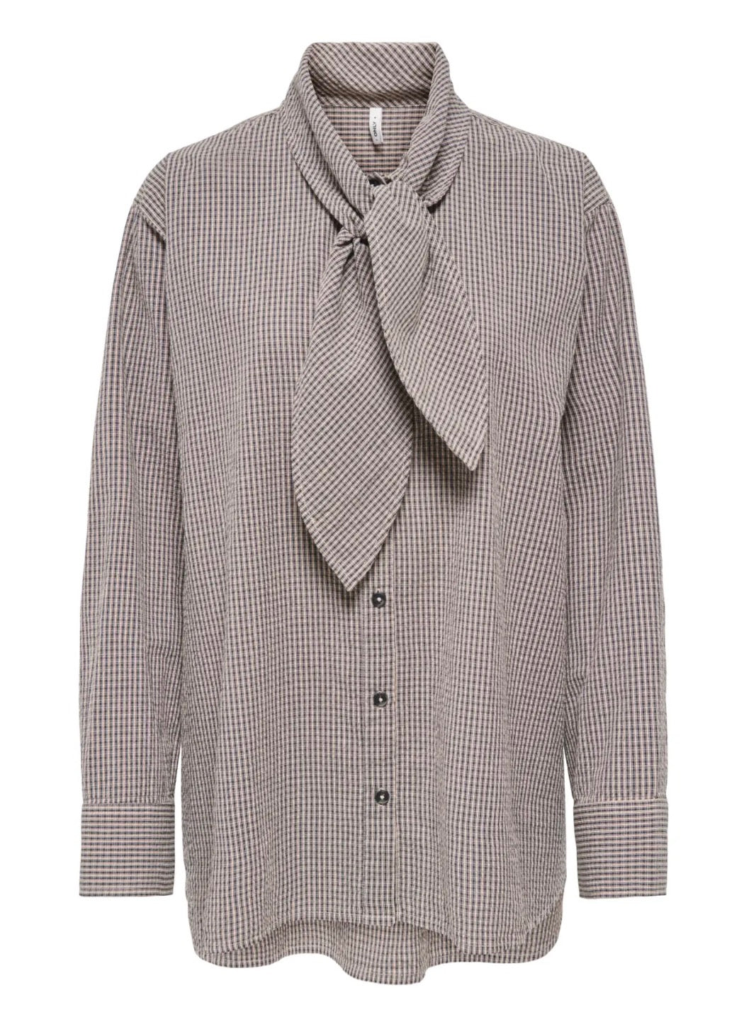 ONLMAYA CHECK BOW SHIRT