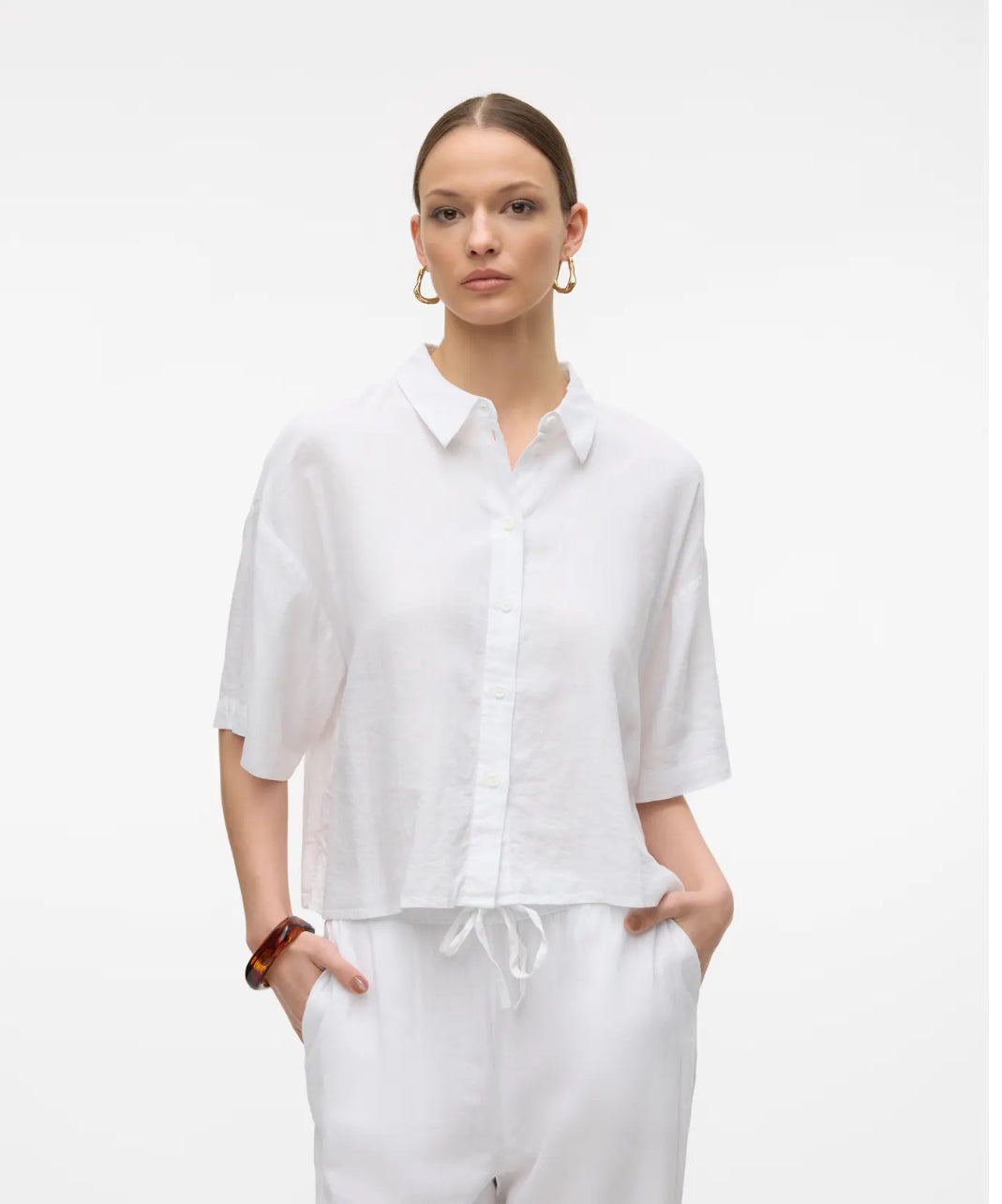VMLINN 2/4 SHORT SHIRT