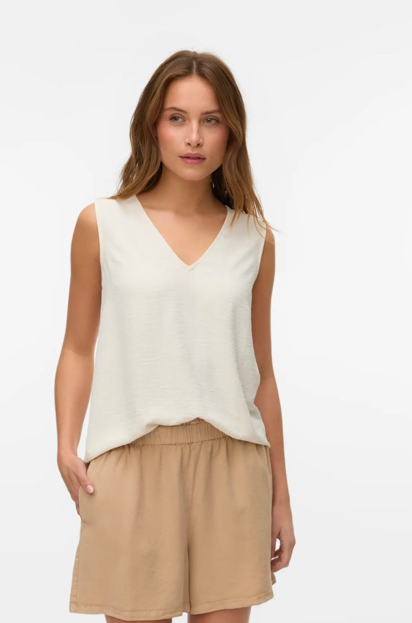 VMALVA S/L V-NECK TOP WVN