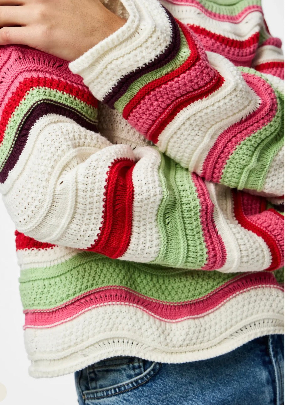 PCBLINA LS O-NECK KNIT