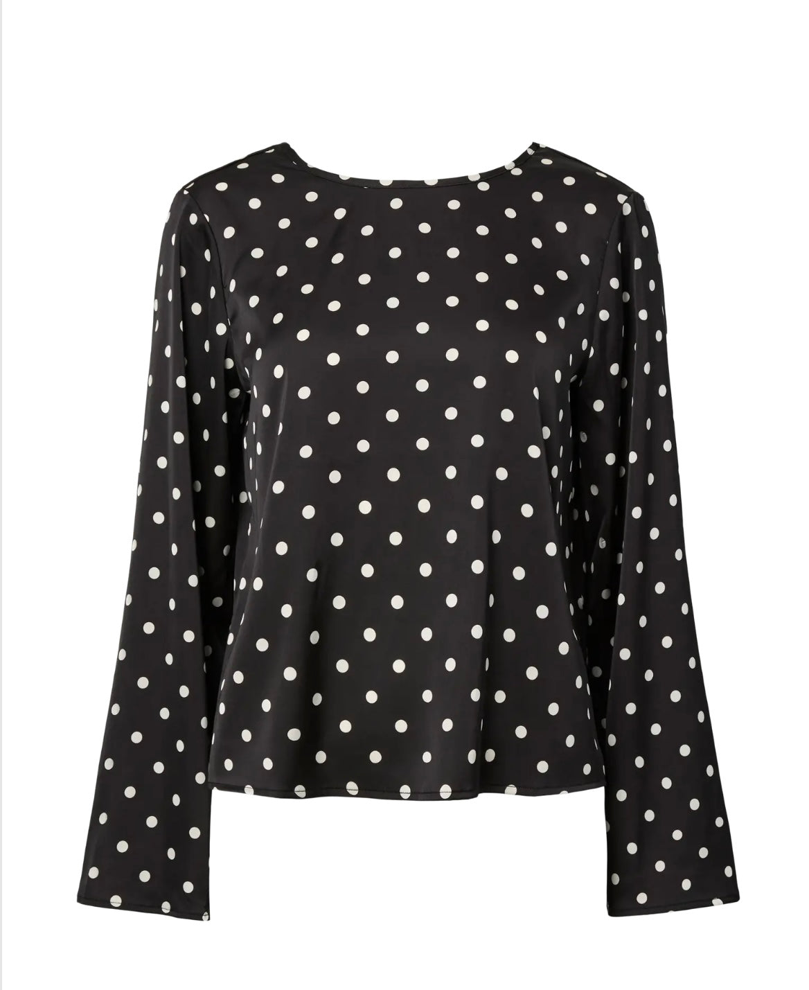 PCJYTTA LS SATIN TOP