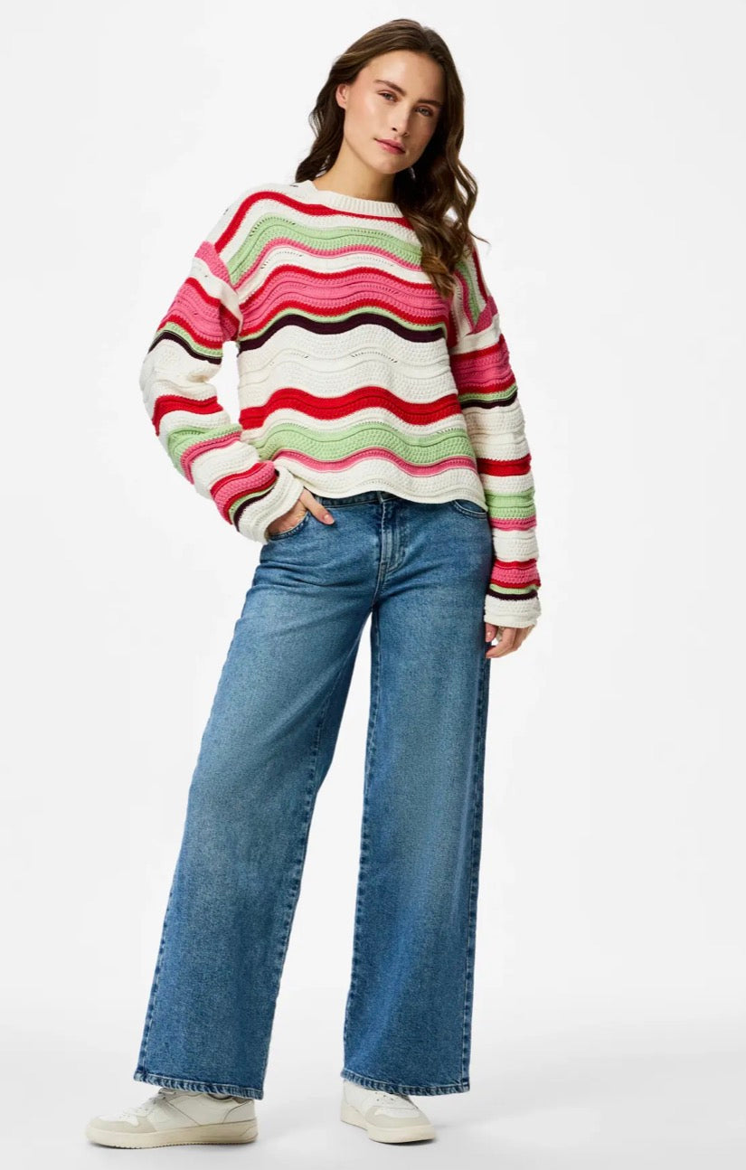 PCBLINA LS O-NECK KNIT