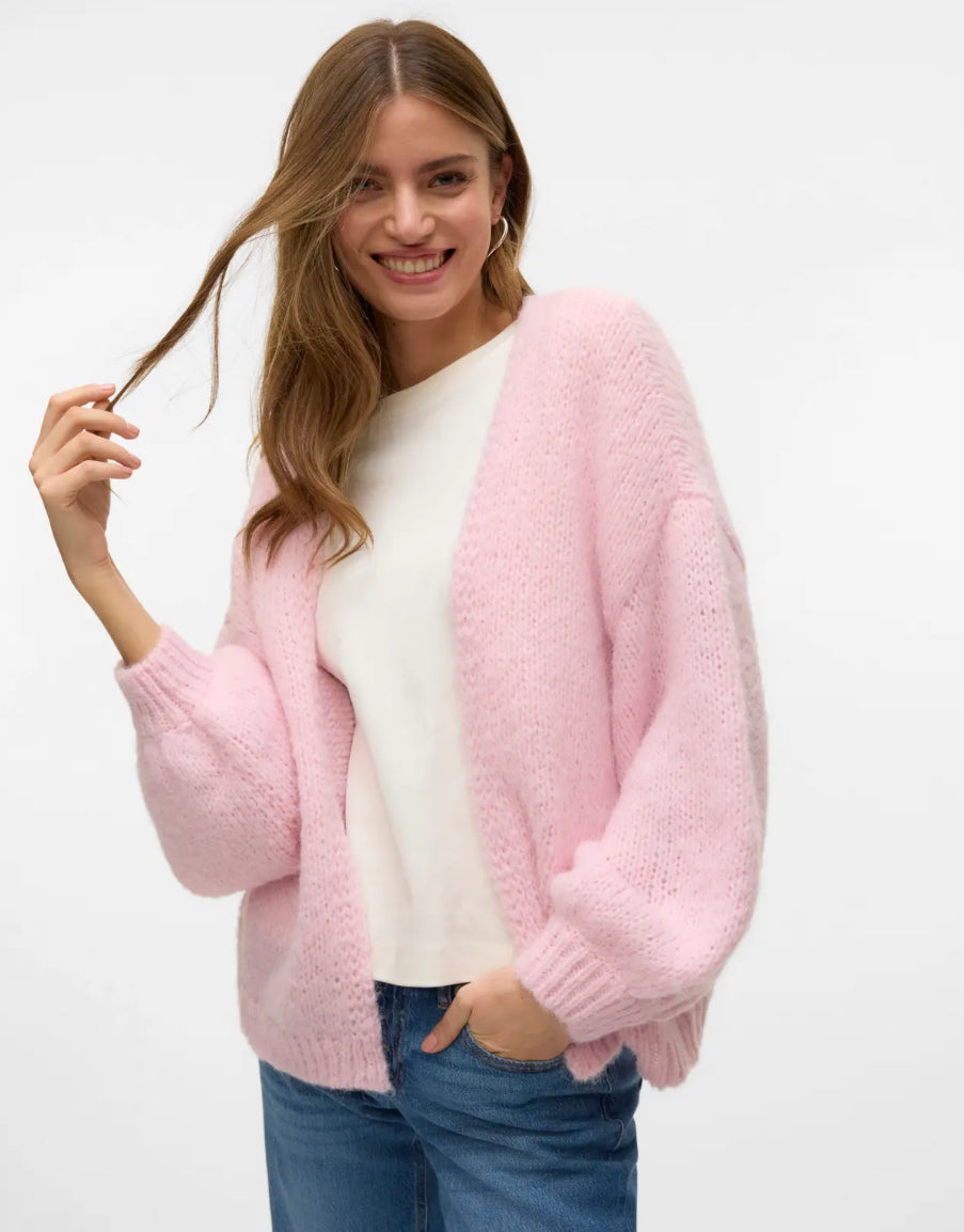VMMAYBE LS OPEN CARDIGAN