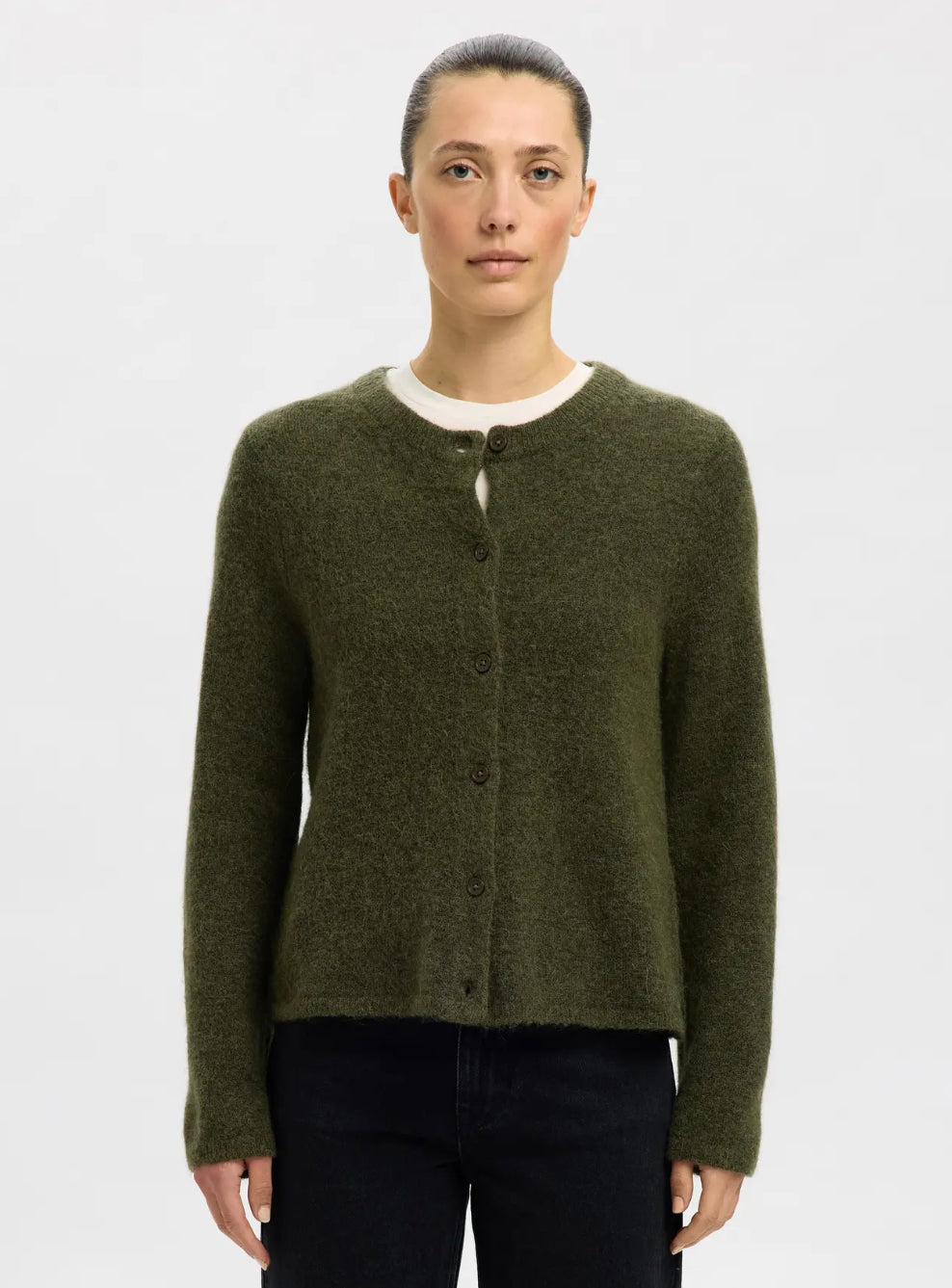 SLFLULU NEW LS KNIT CARDIGAN