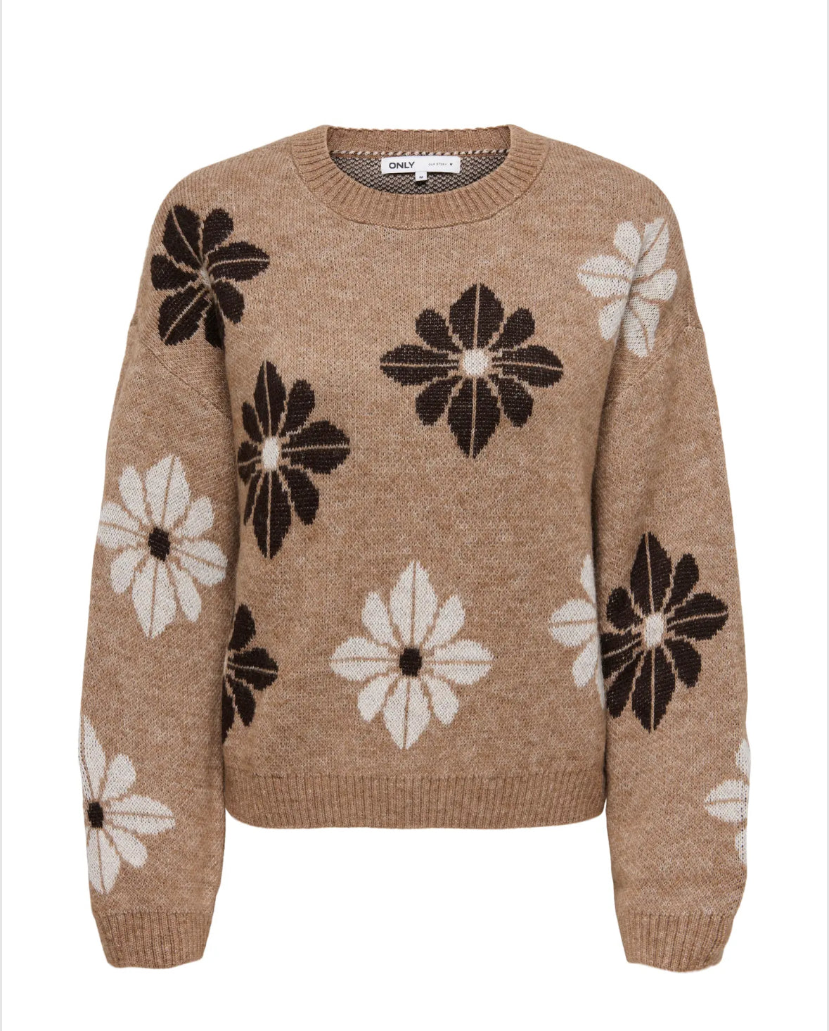 ONLFREESIA LS FLOWER O-NECK