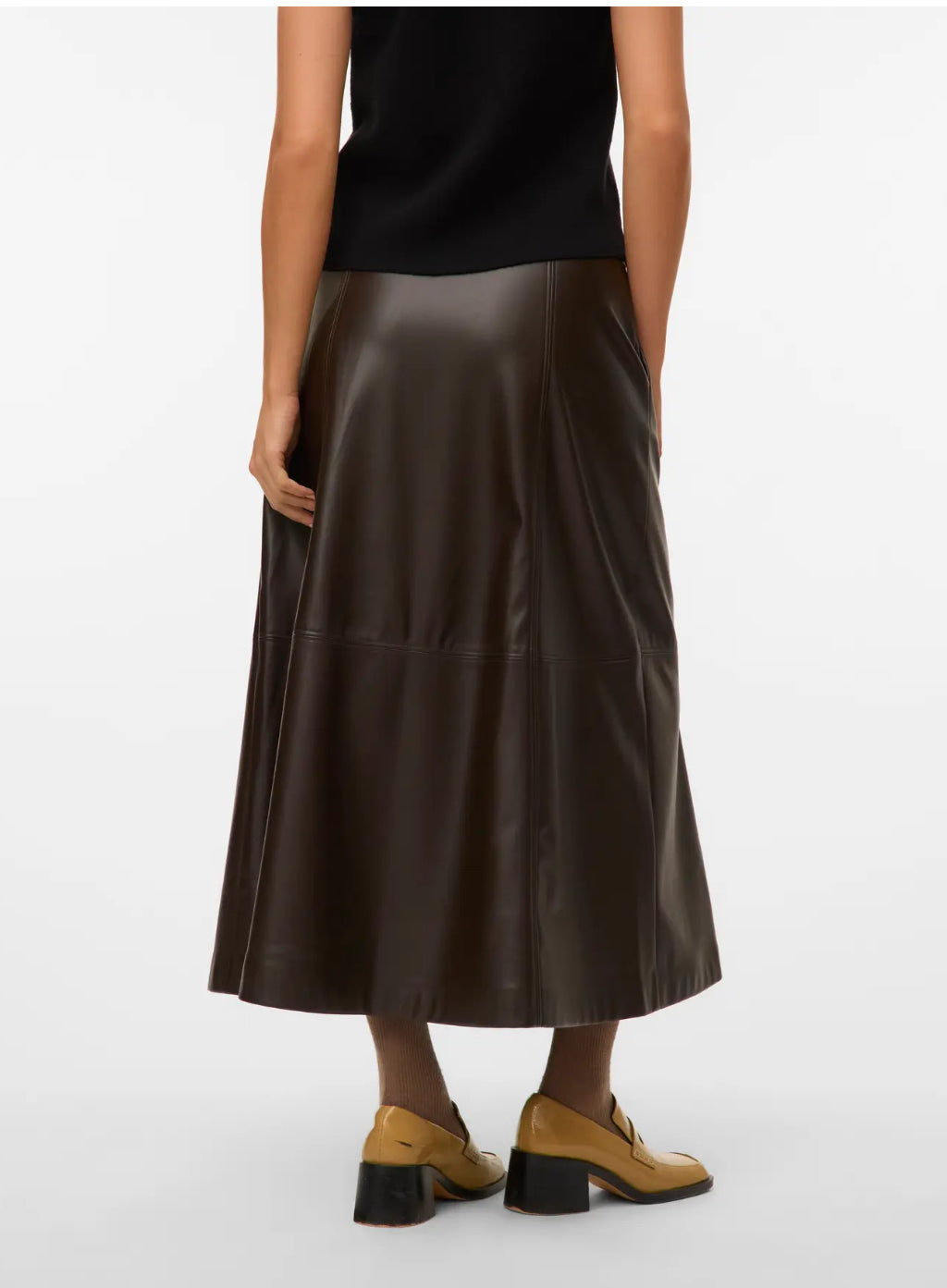 VMOLIVE HW COATED ANKLE SKIRT