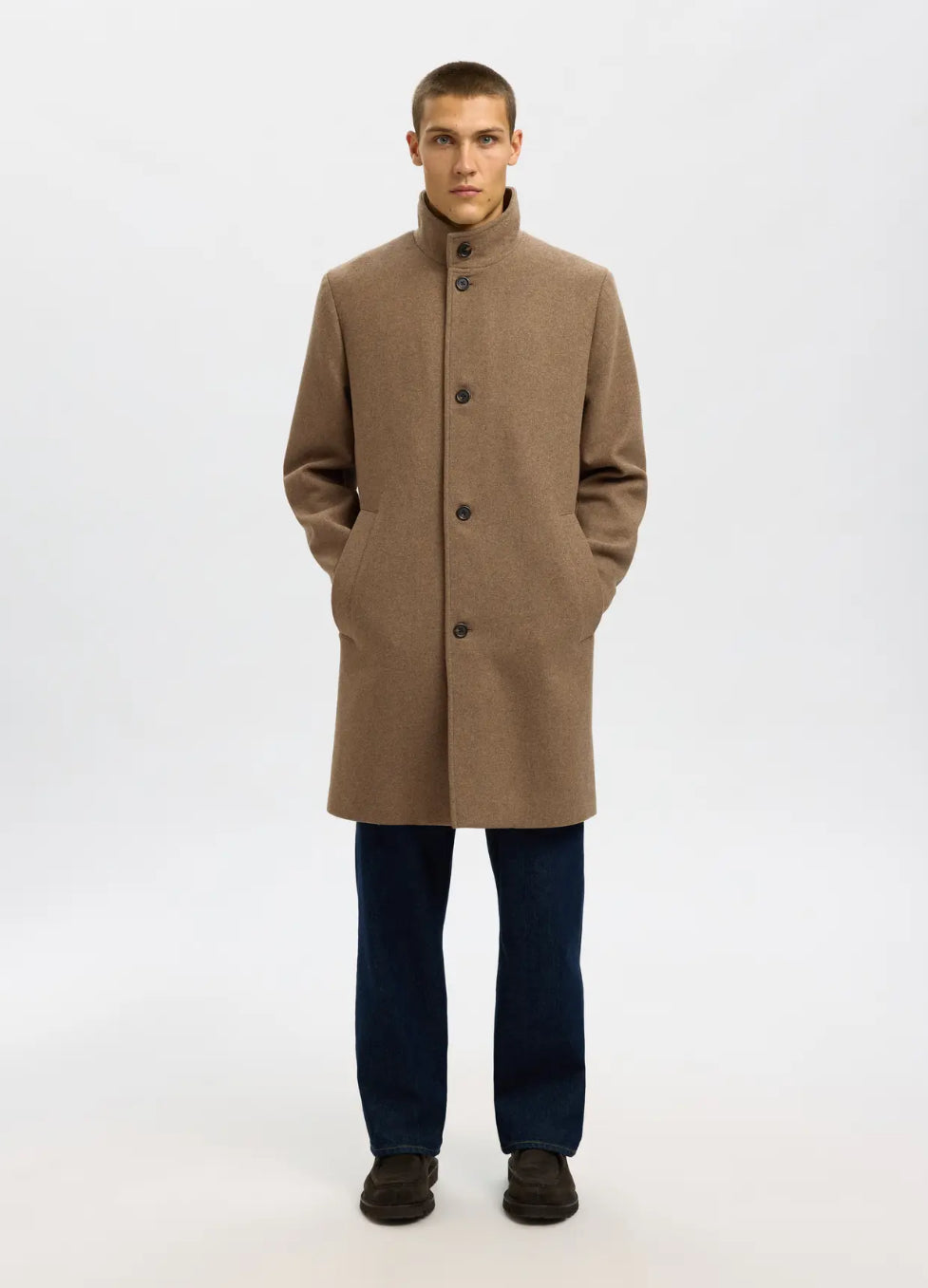 SLHRAINAR WOOL BLEND COAT