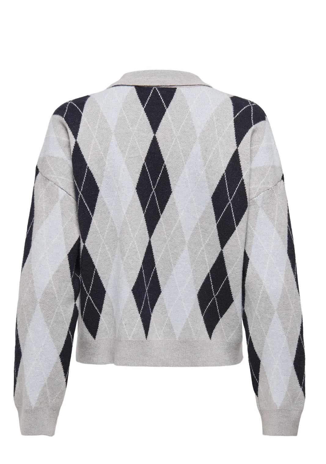 ONLIBI LS CHECK POLO CC KNT