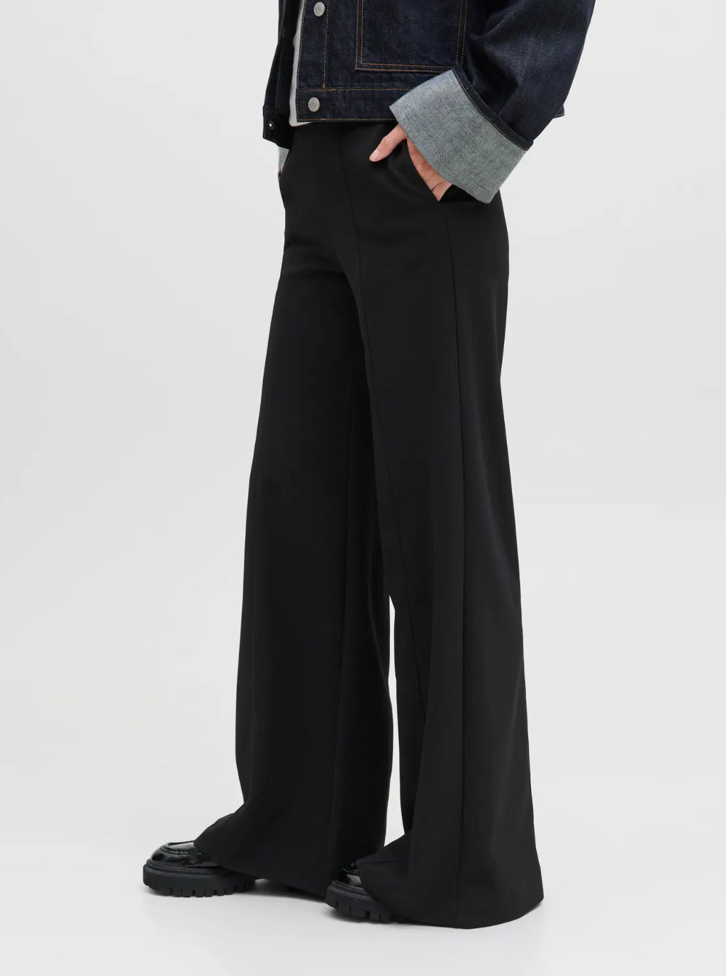 JXIDA NANCY WIDE HW PANT PNT