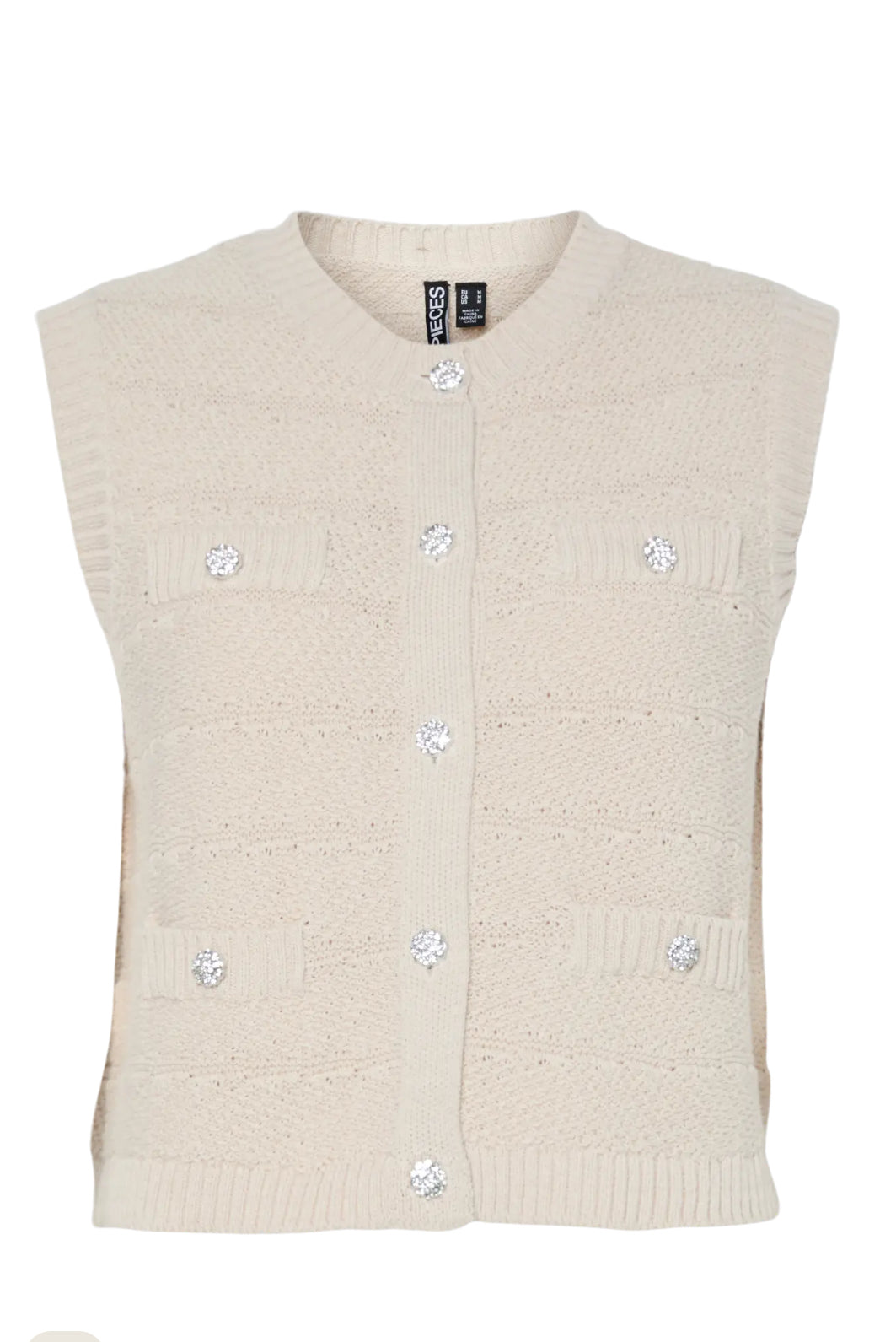 PCJENA SL O-NECK KNIT VEST